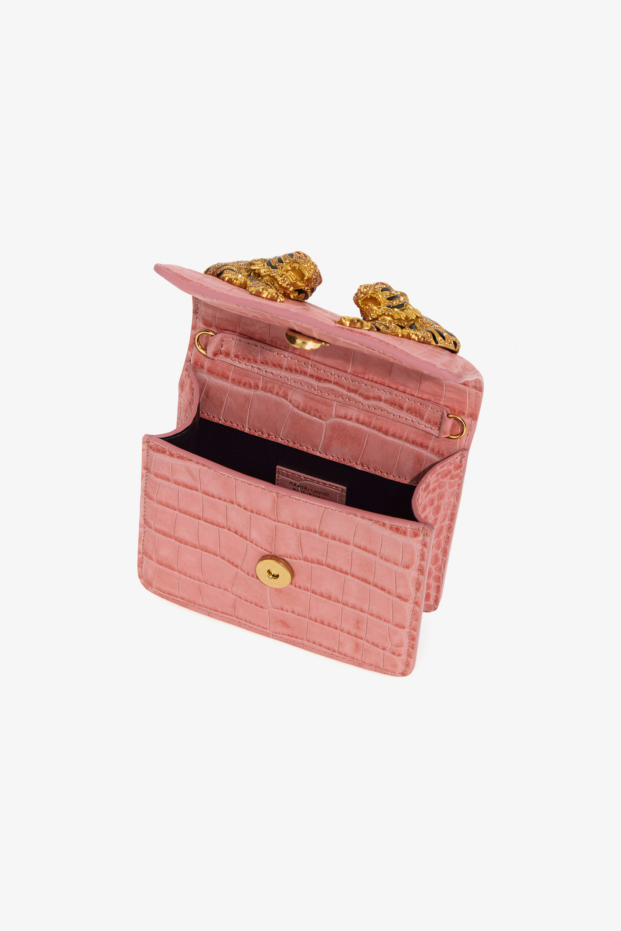 Roberto Cavalli Small Roar Bag In Fuchsia