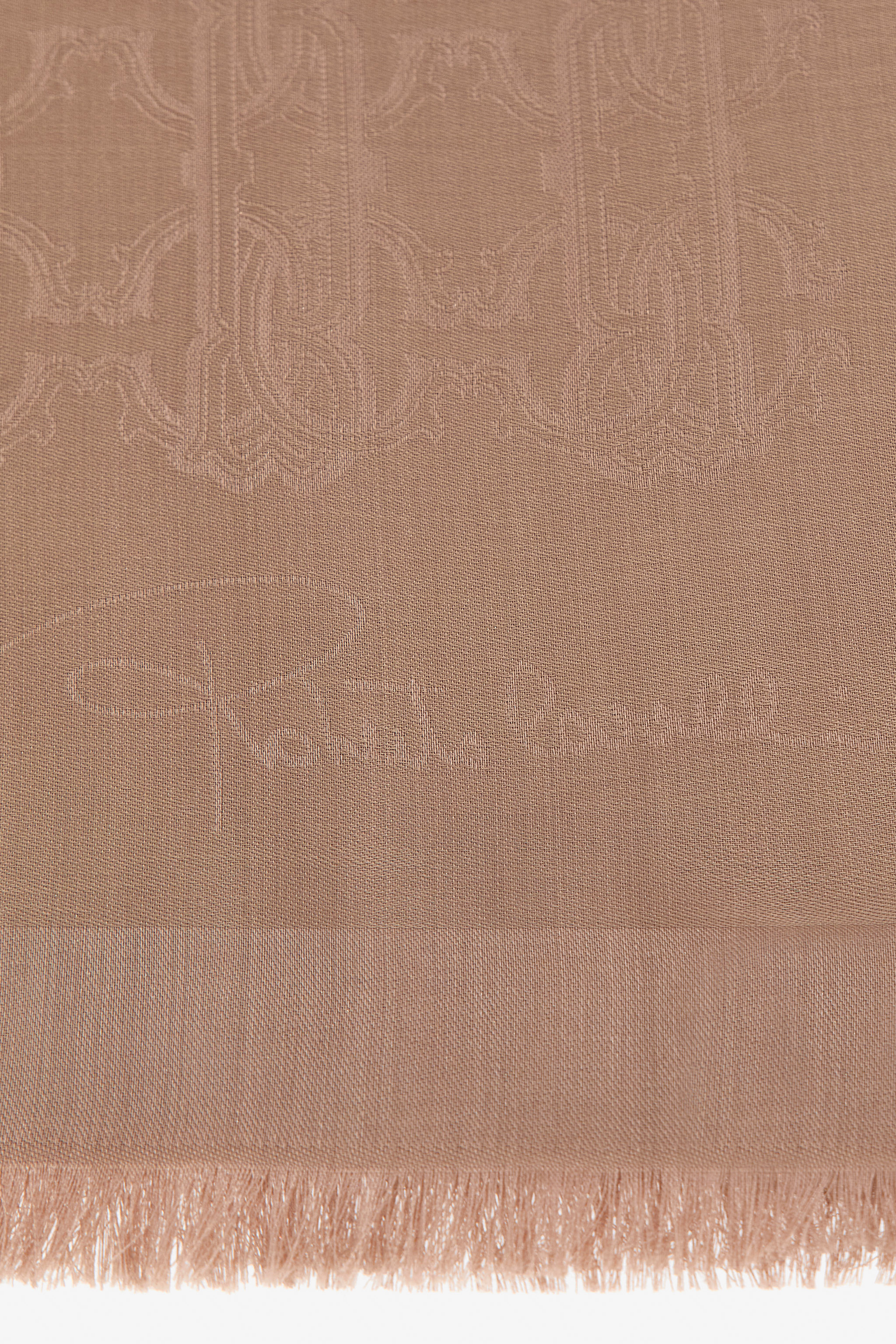 Roberto Cavalli shawl with RC MONOGRAM print