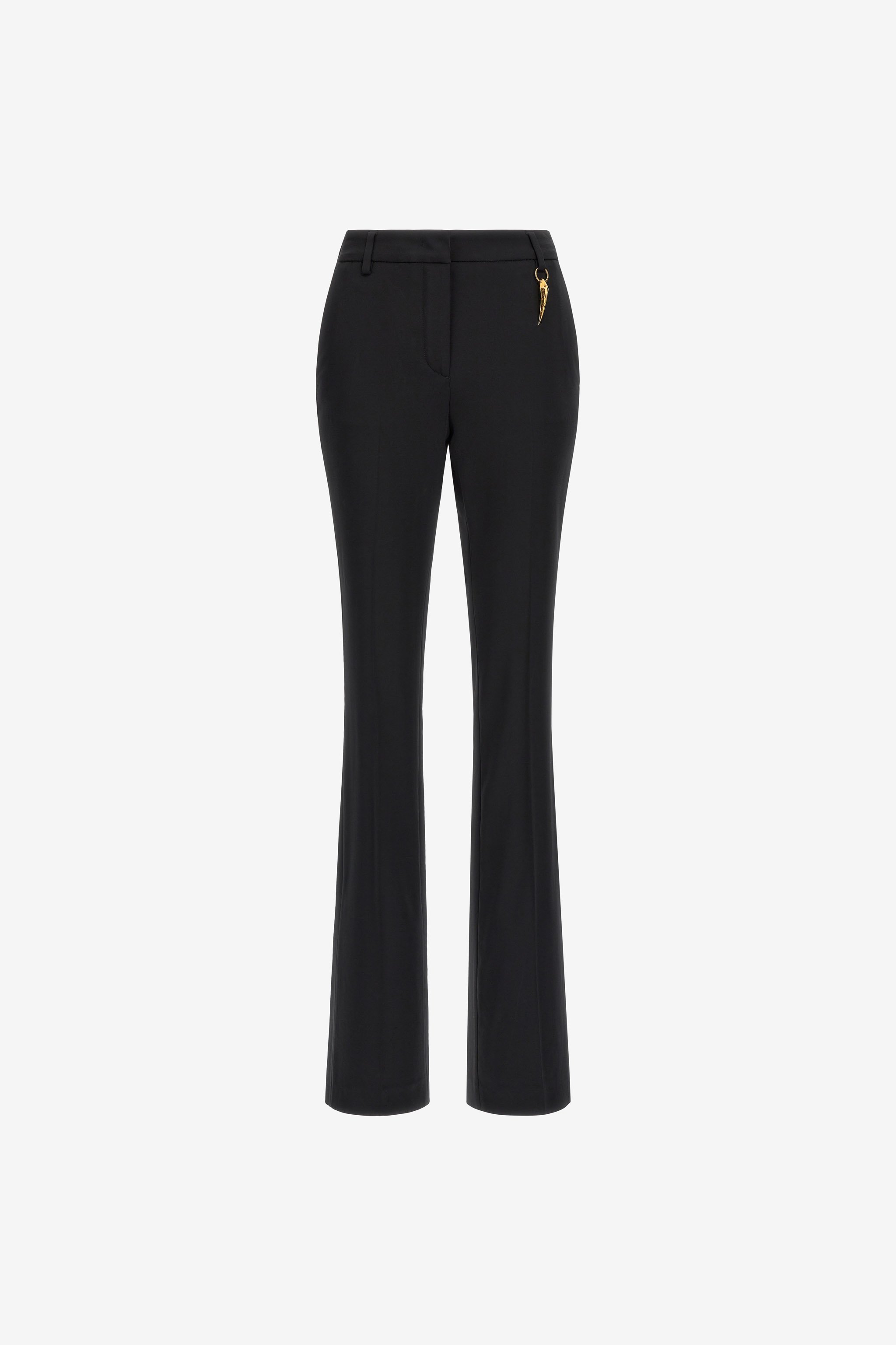 Roberto Cavalli Massgeschneiderte Hose Mit Tigerzahn In Black