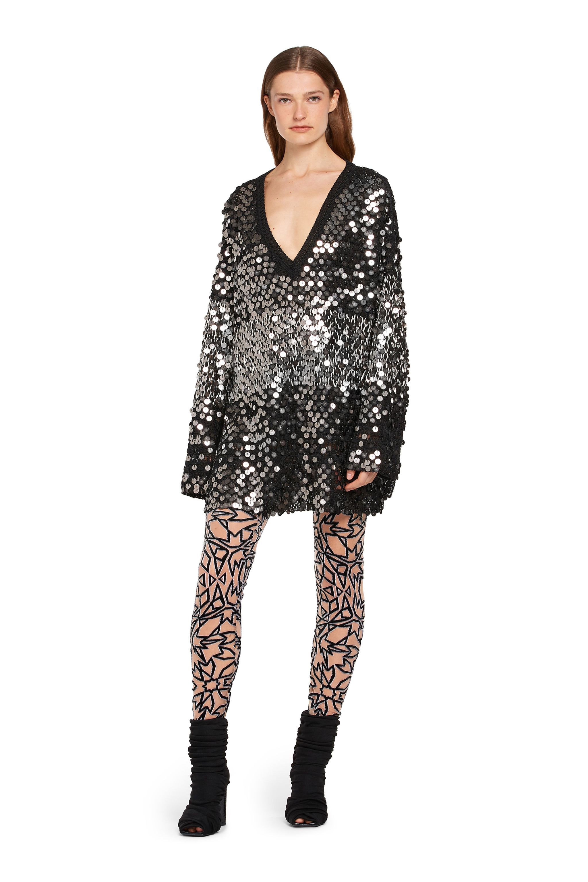 Graphic Tile velvet dévoré leggings