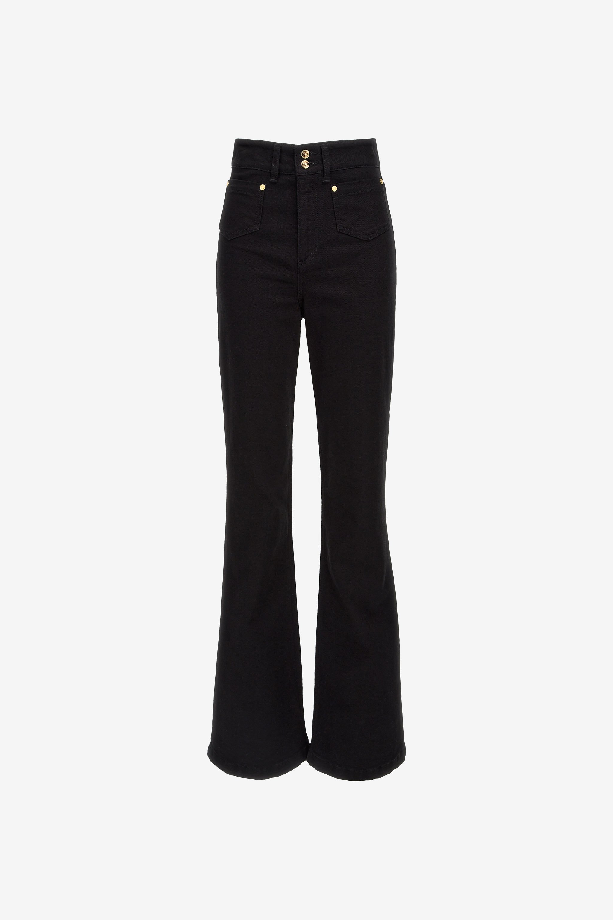 Roberto Cavalli Just Cavalli Flared Jeans In Black