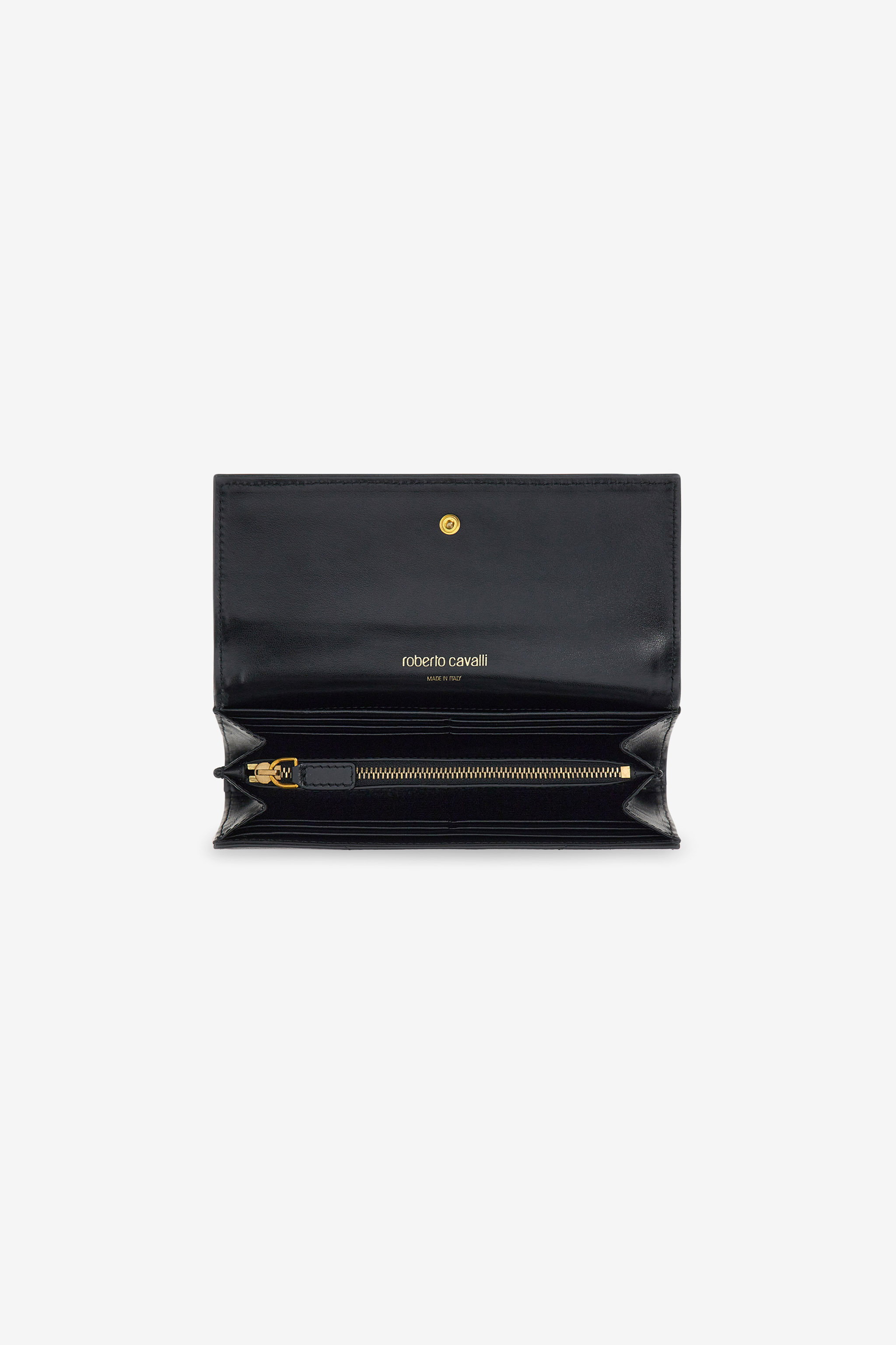 ROBERTO CAVALLI WALLET WITH MONOGRAM RC