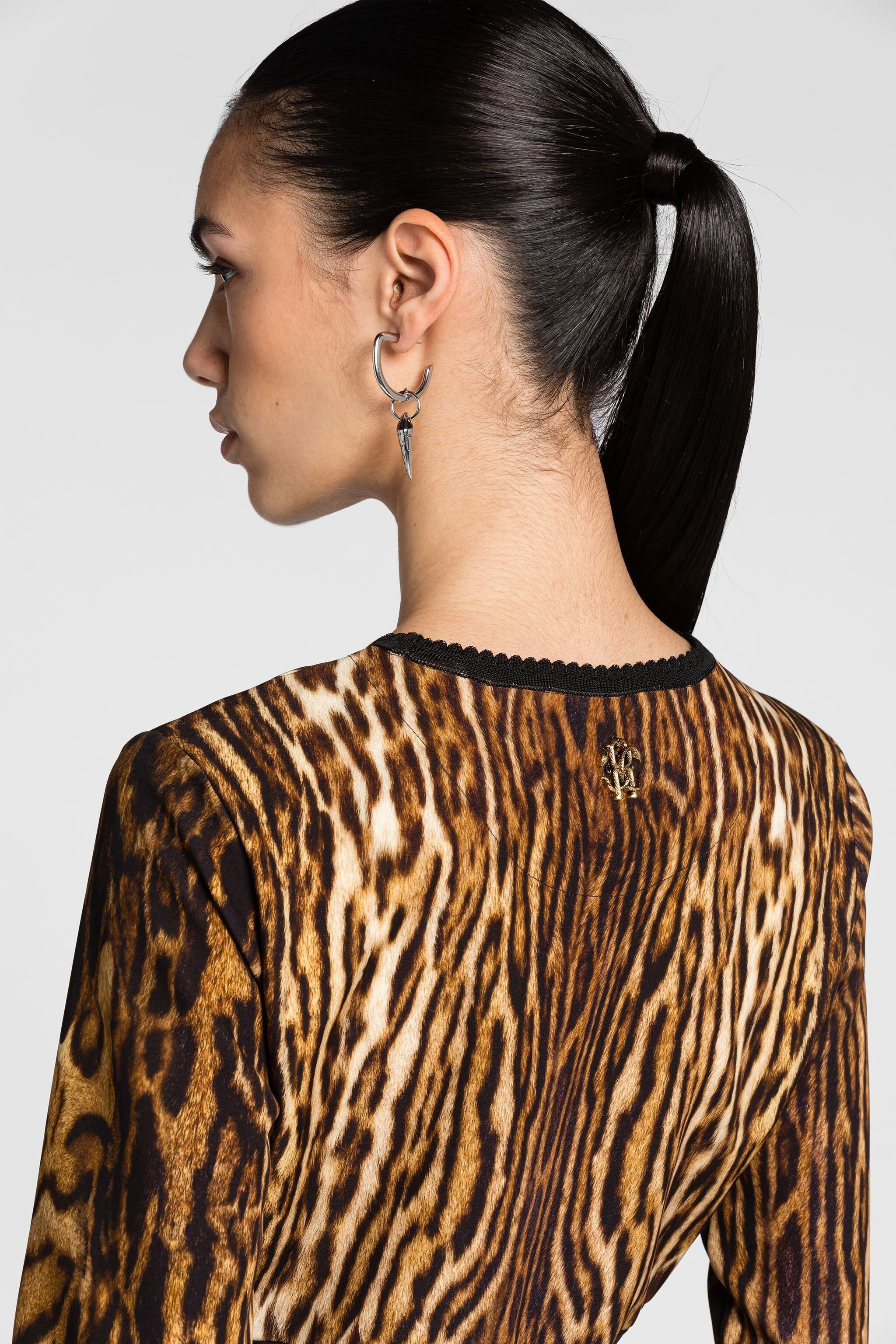 ROBERTO CAVALLI MINIKLEID MIT OZELOT-PRINT