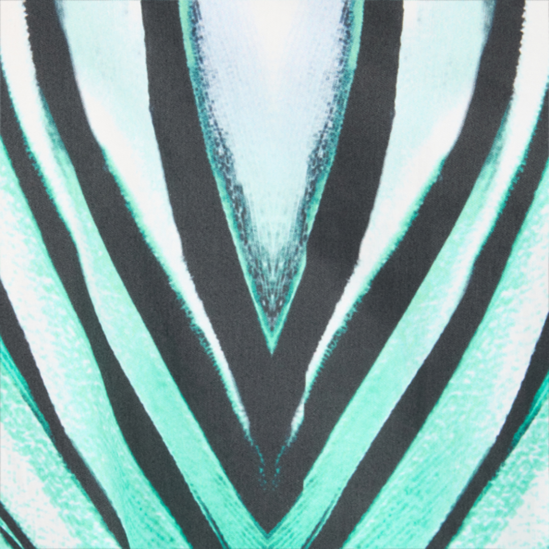 ROBERTO CAVALLI MIDIKLEID MIT RAY OF SEA PRINT