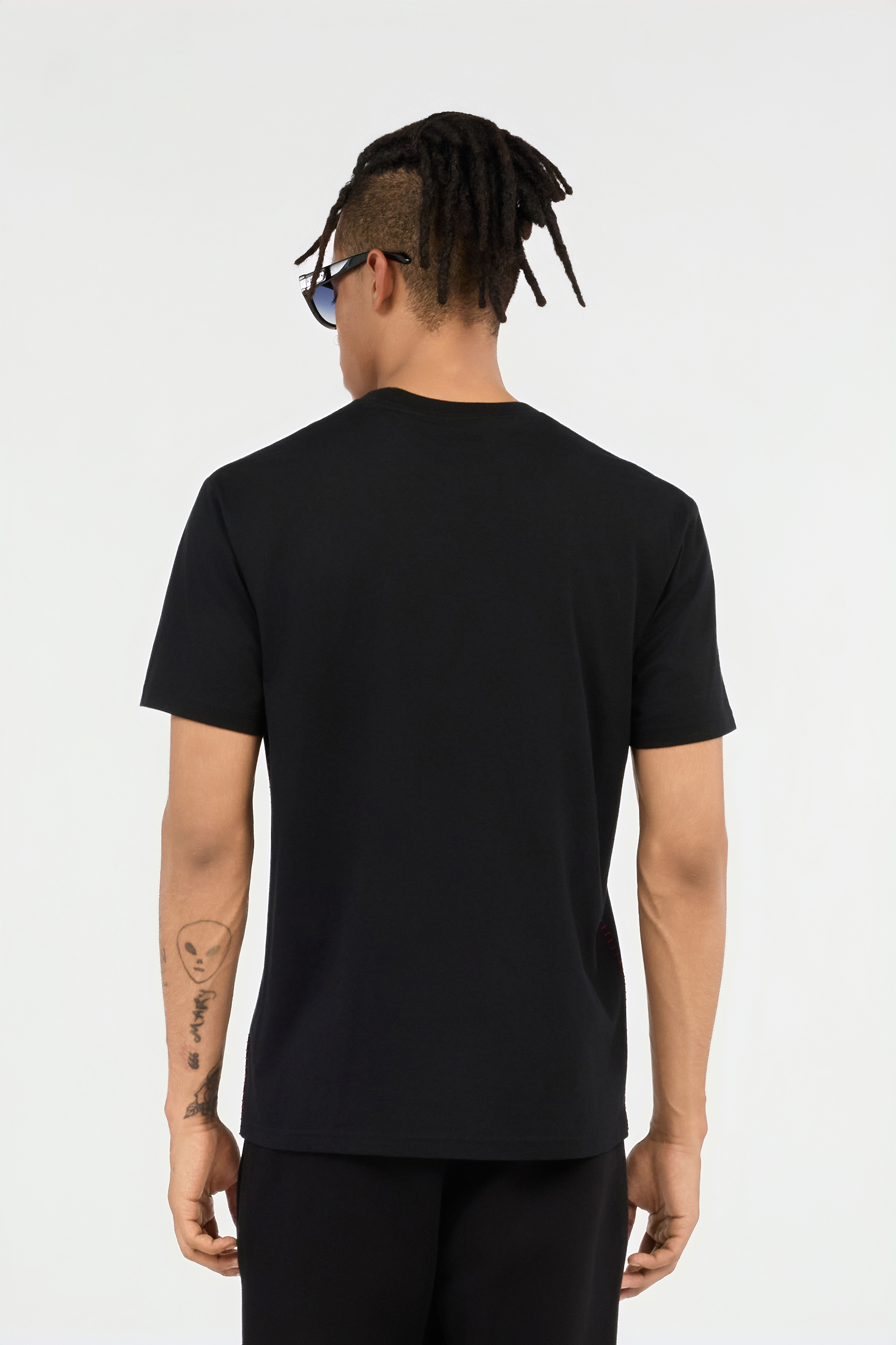 Roberto Cavalli Black T-shirt With Just Cavalli Logo In Black