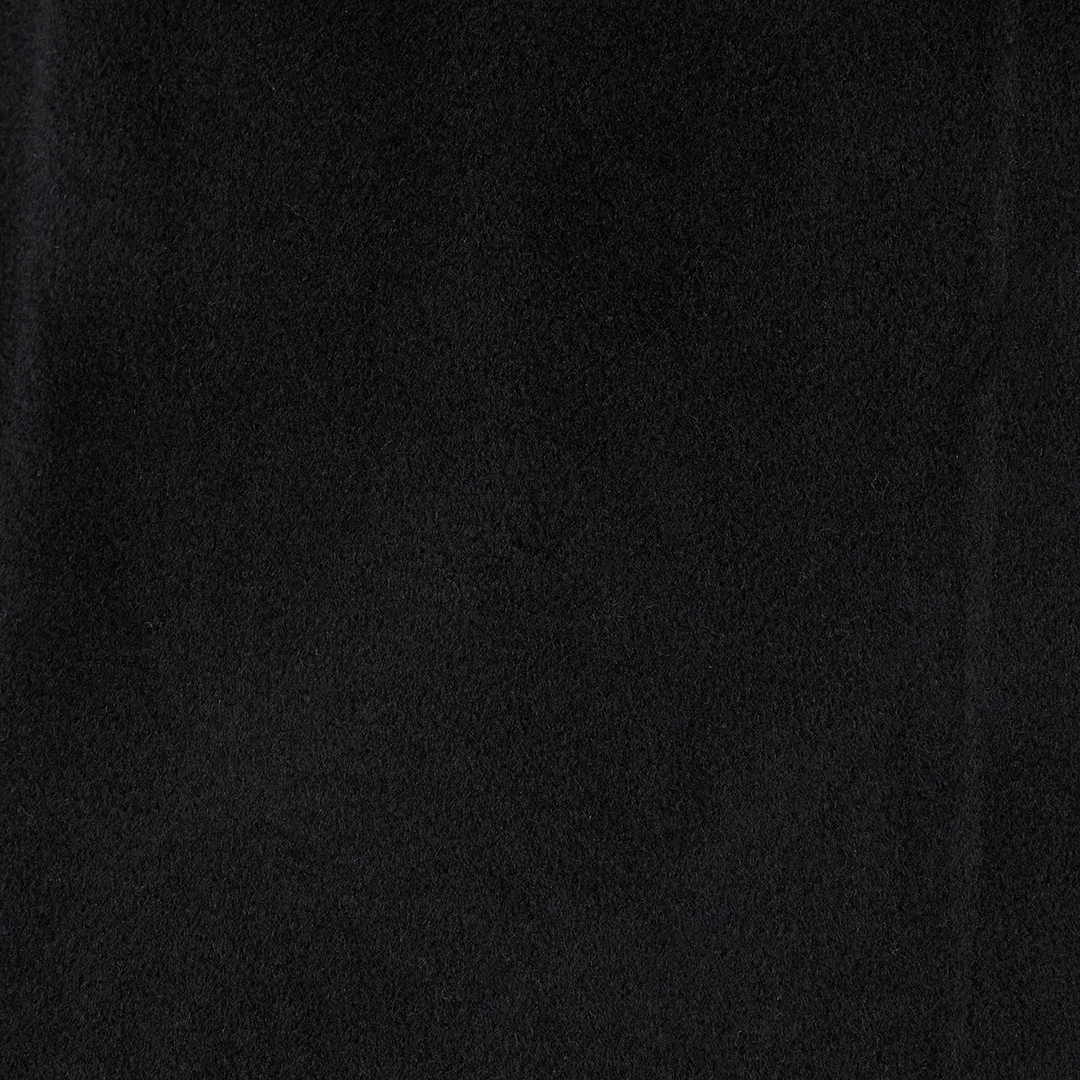 Roberto Cavalli Coat In Cashmere Blend In Black