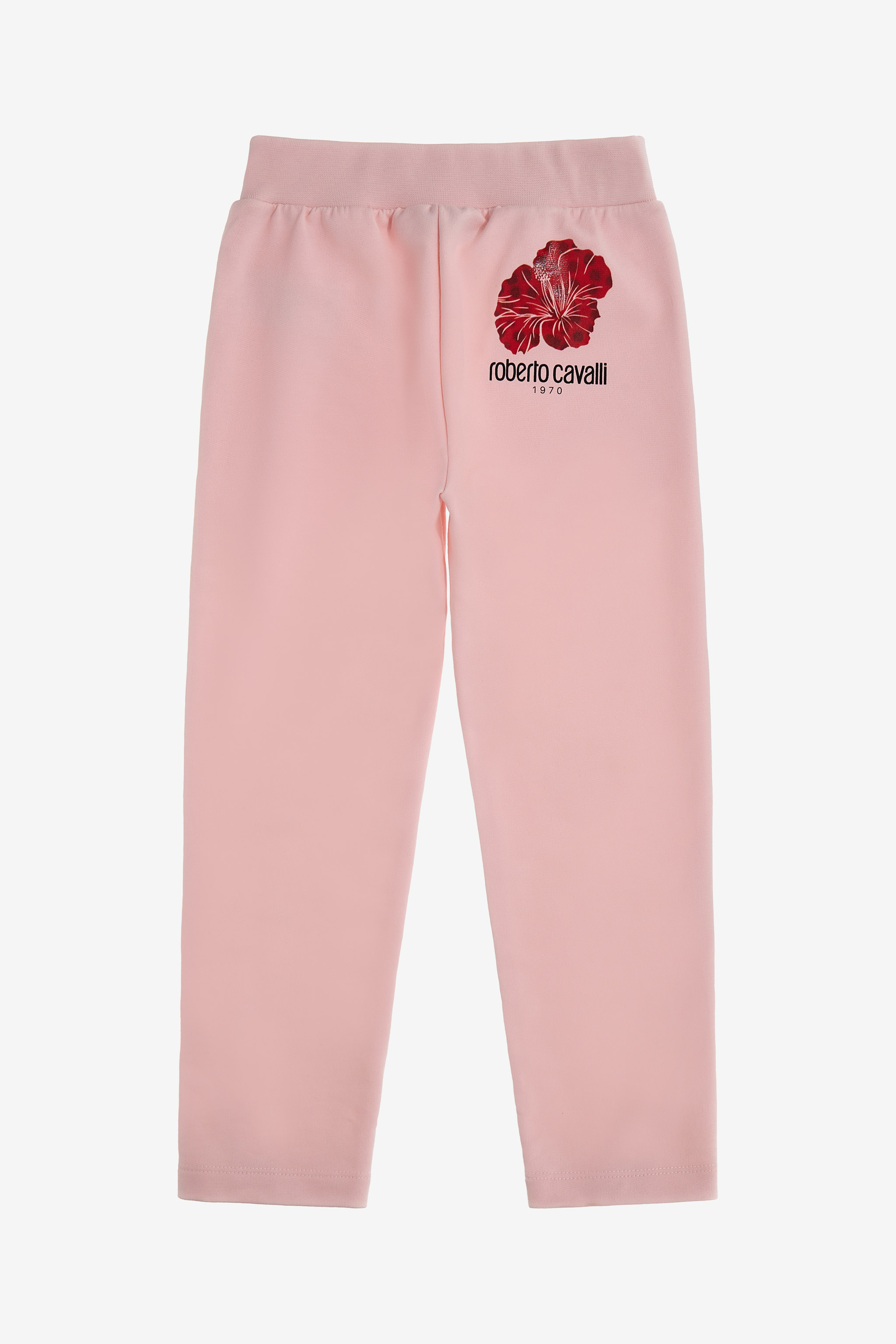 Pink Button-Accent Pants