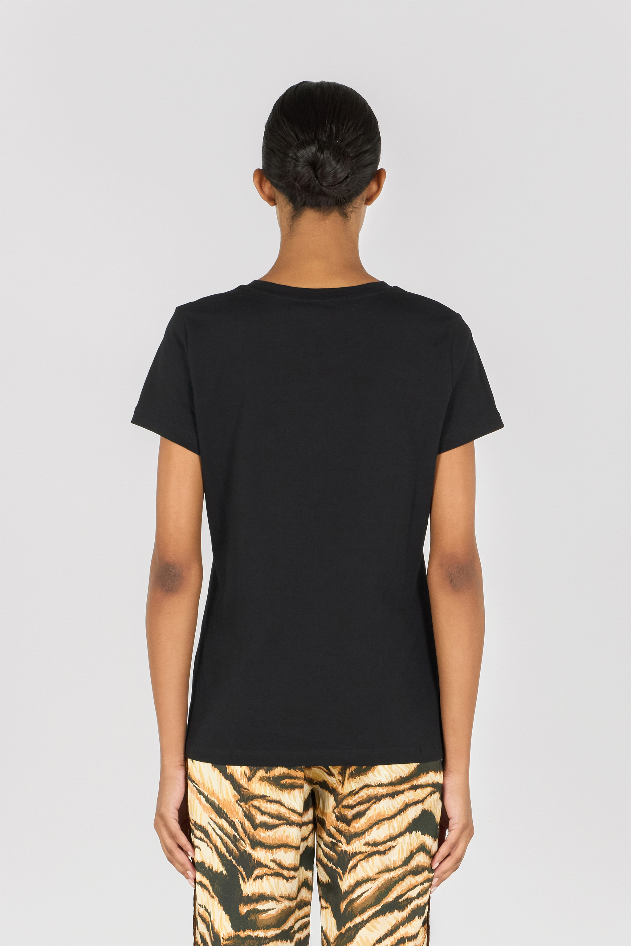 ROBERTO CAVALLI T-SHIRT MIT SCHRIFTZUG