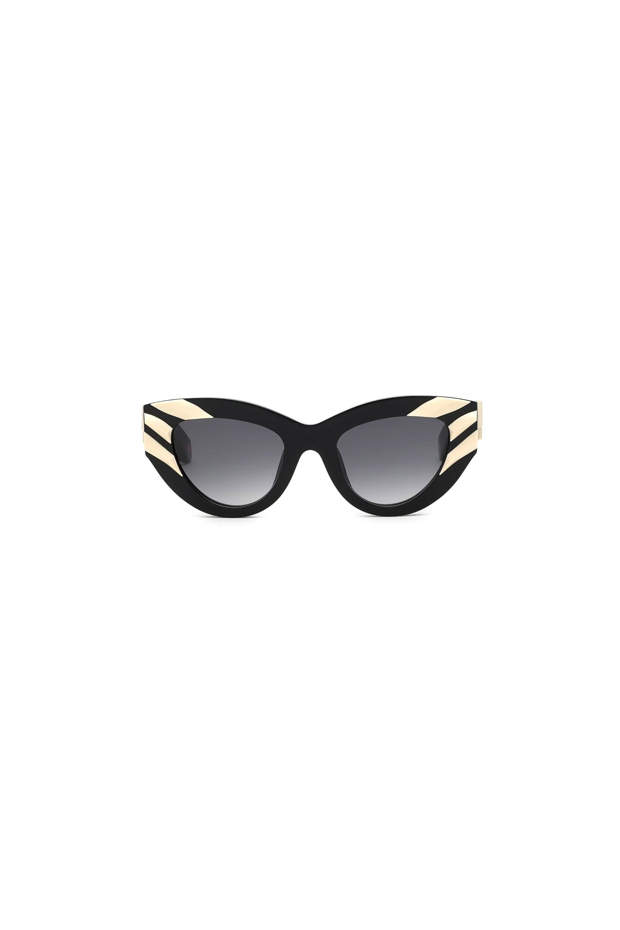 Roberto Cavalli Sunglasses Freedom Print Collection In Black