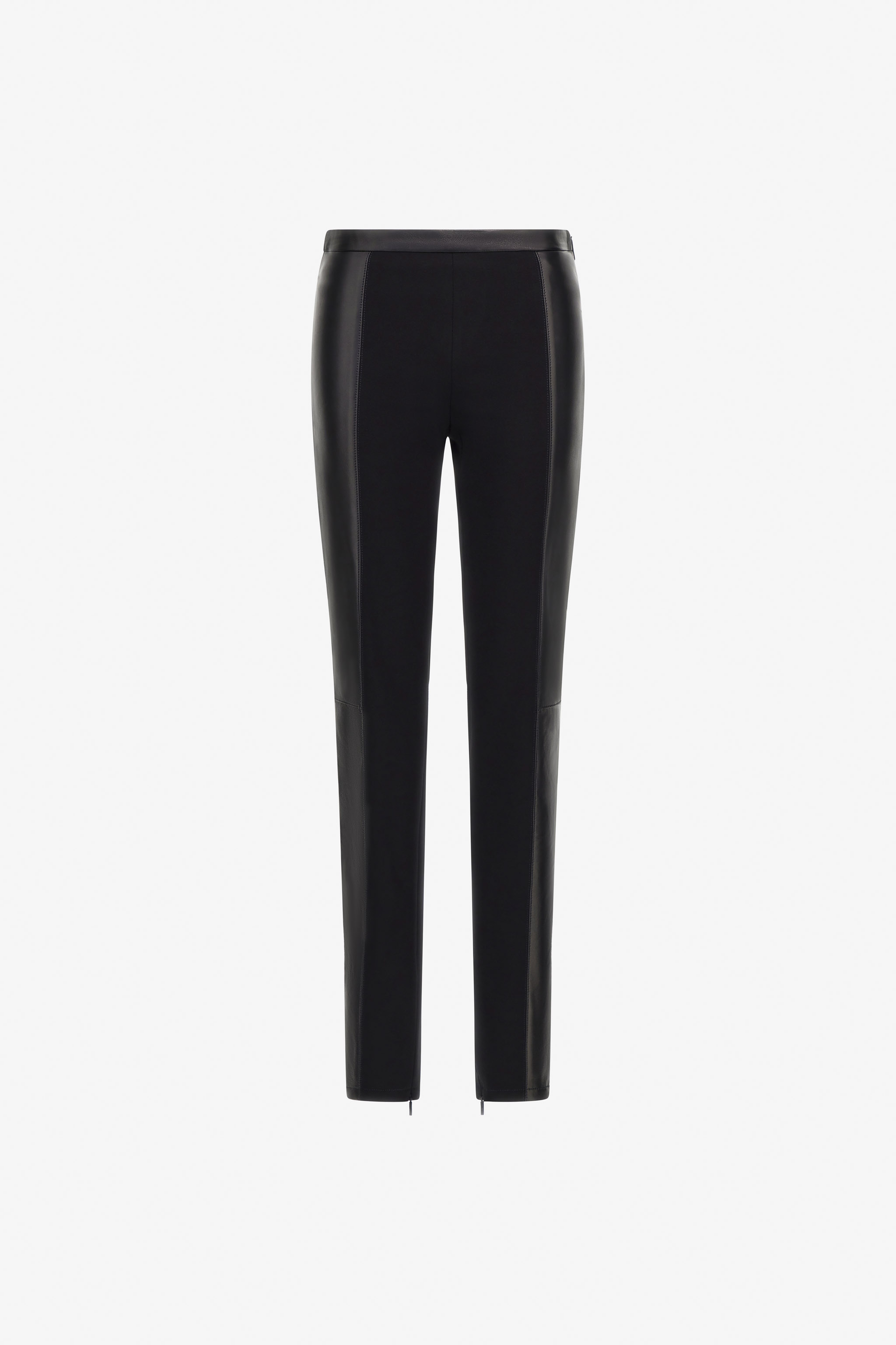 Roberto Cavalli Women's Black Leather Leggings - Ready To Wear