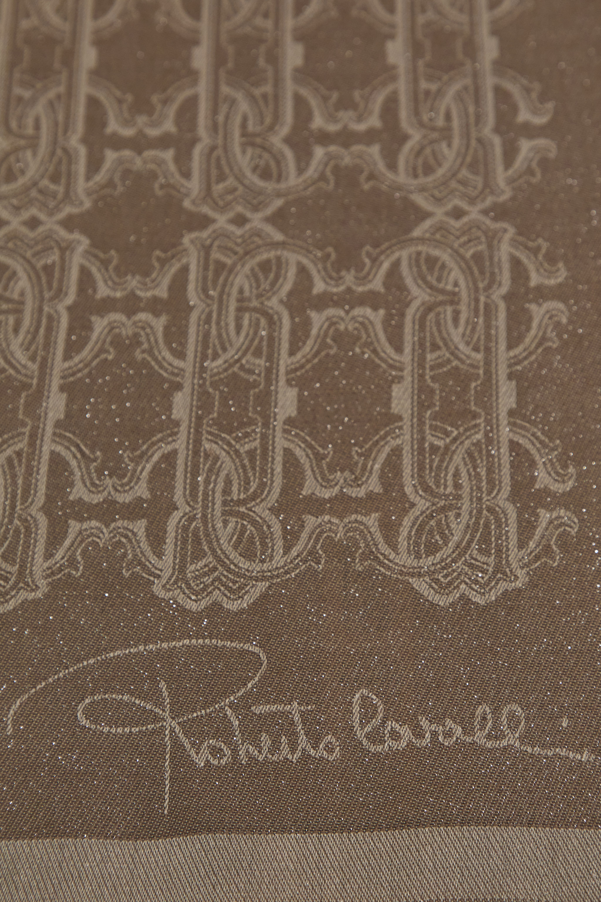 Roberto Cavalli Stole With Rc Monogram Print