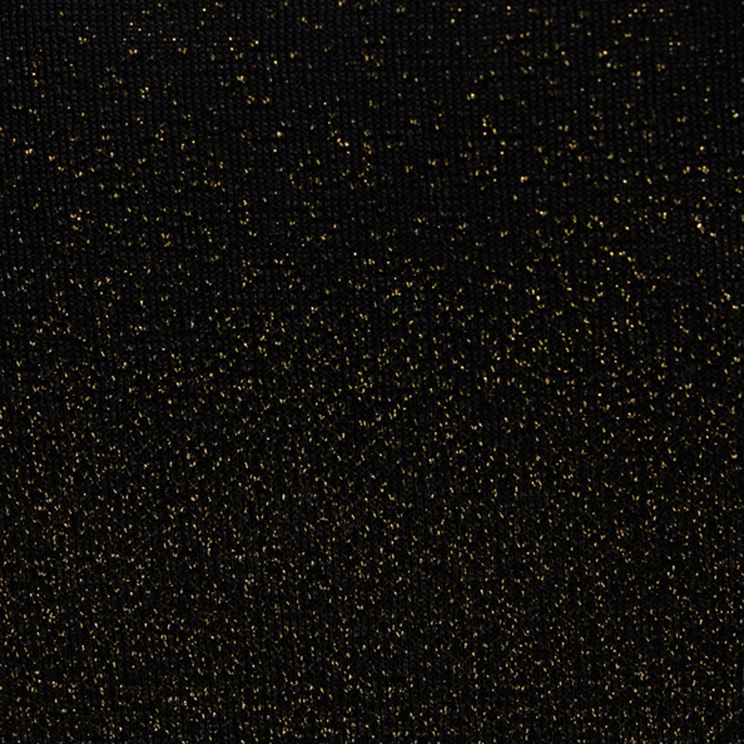 Roberto Cavalli Long Dress In Black And Gold With Pleated Skirt In Brown