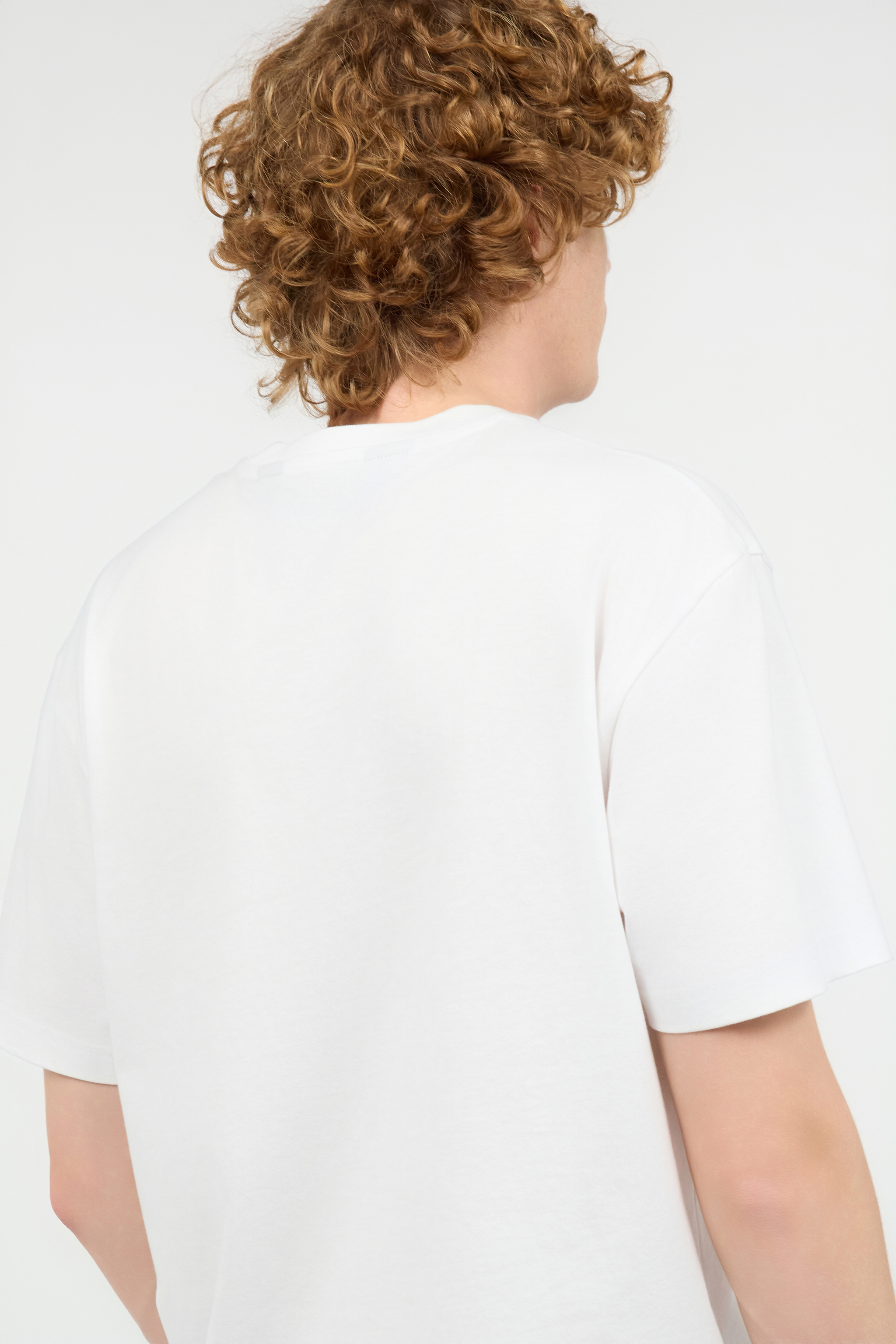 Roberto Cavalli Logo Front Print T-shirt In White