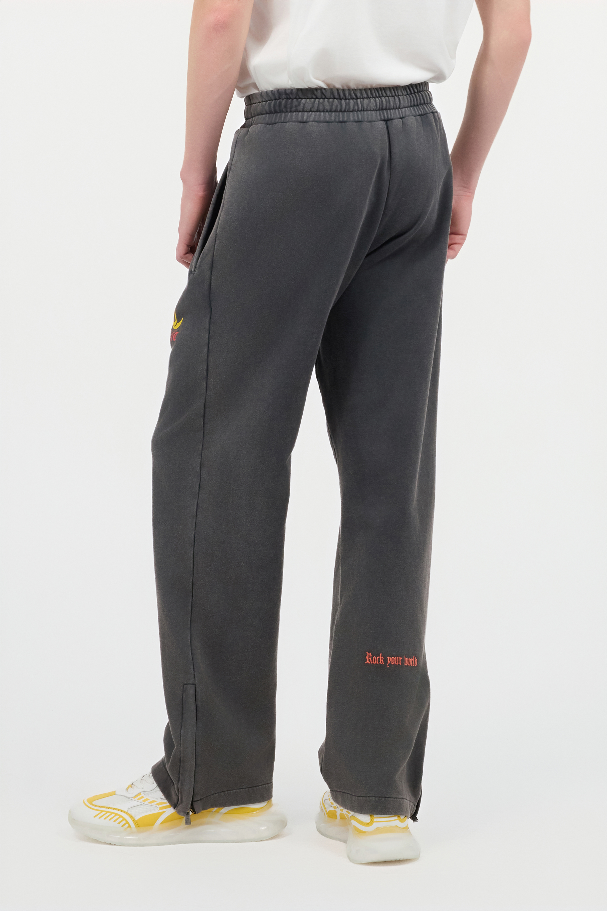 Roberto Cavalli Jogger Pants With Customization In Black