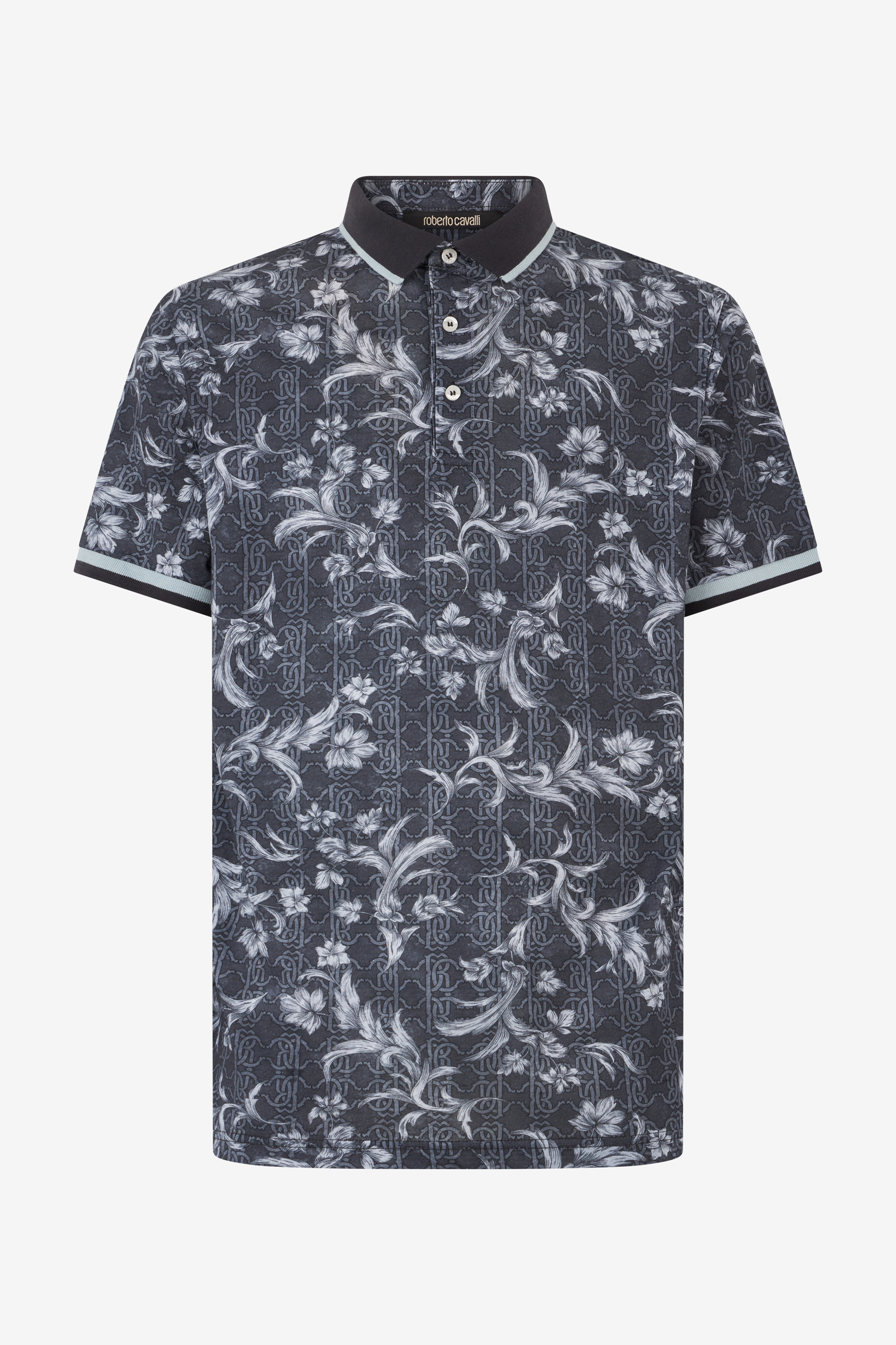 Polo Shirt With Floral Print