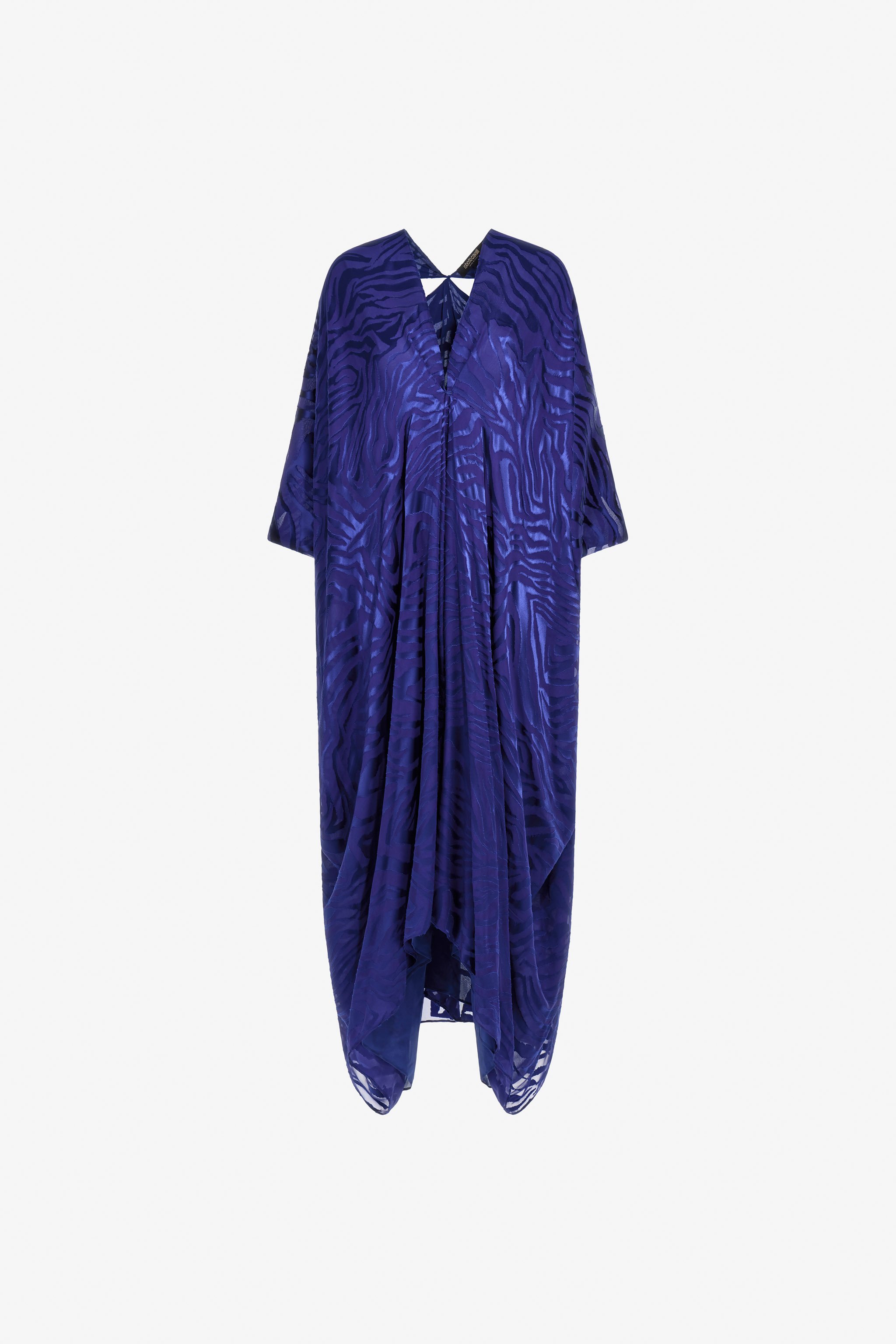ROBERTO CAVALLI KAFTAN DEVORE' MIT ZEBRA-PRINT