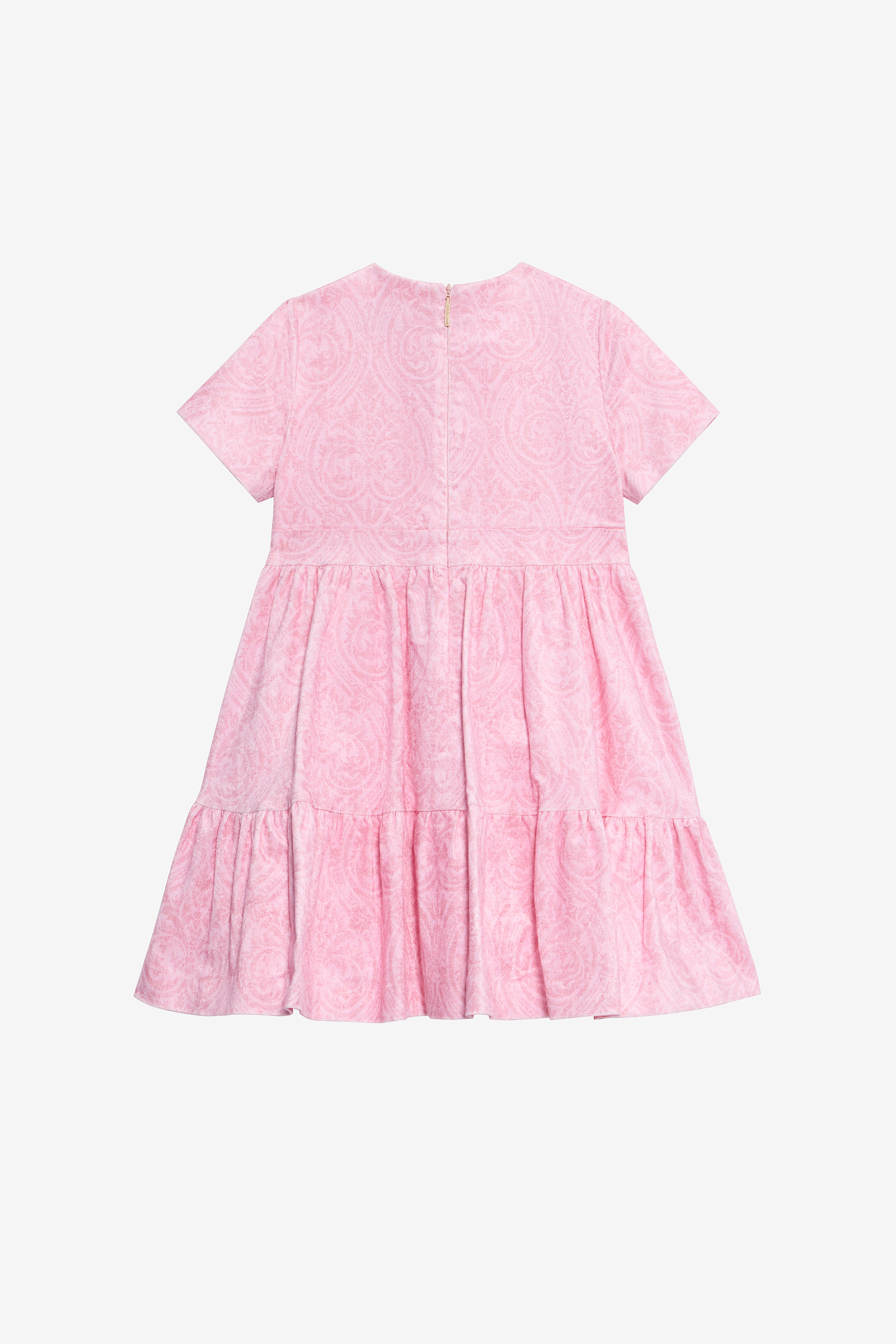Baby Pink Floral Dress with RC Monogram