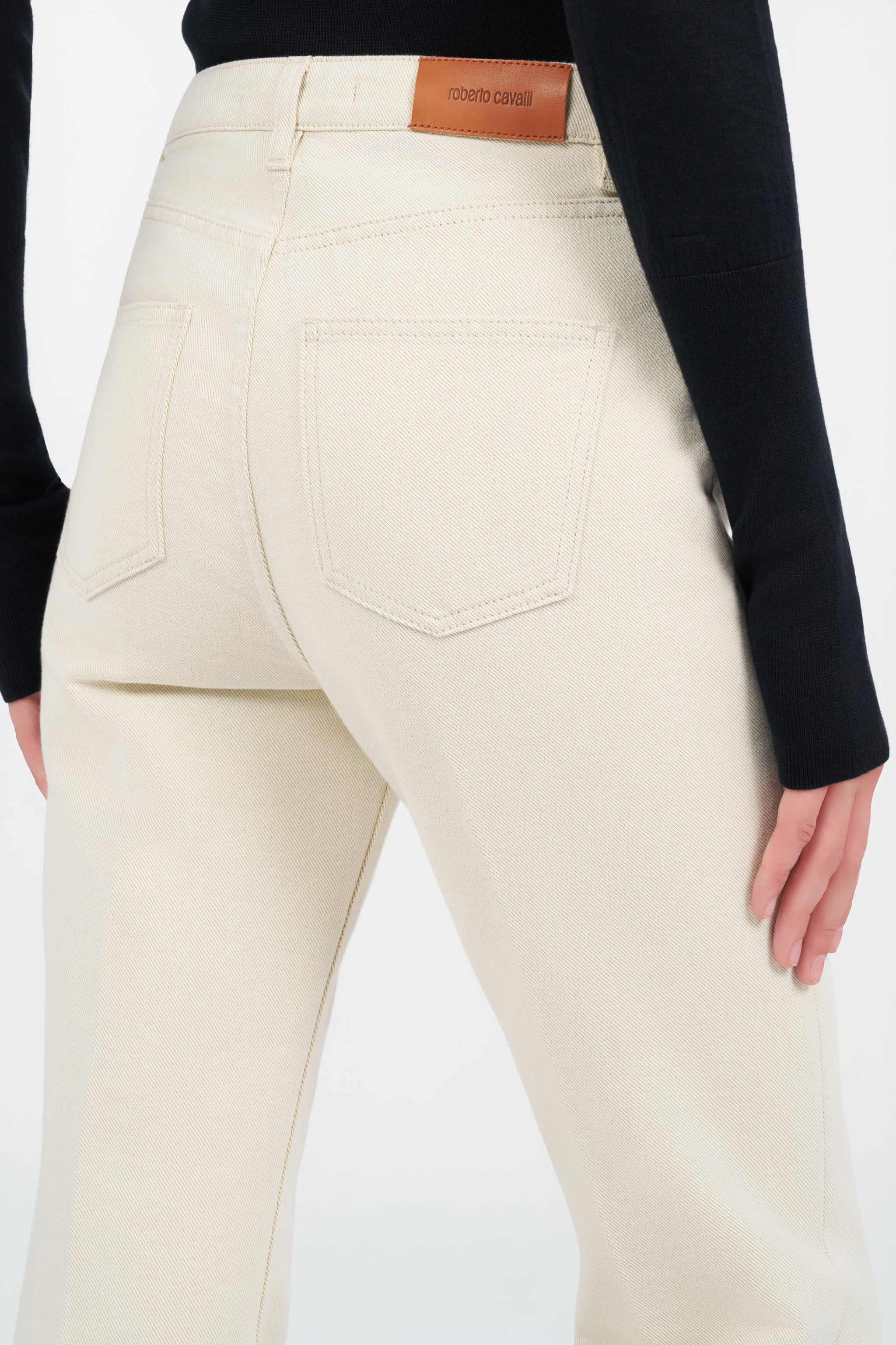 Roberto Cavalli Flared Jeans With Gold Details | Thumbnail 6 Roberto Cavalli Flared Jeans With Gold Details | Thumbnail 6