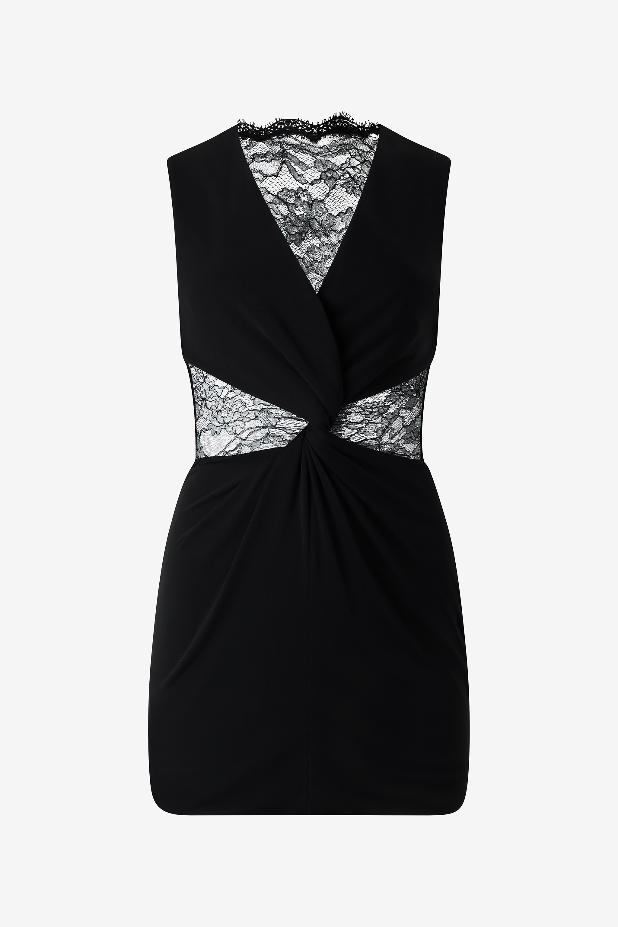 Roberto Cavalli Lace-insert Mini Dress
