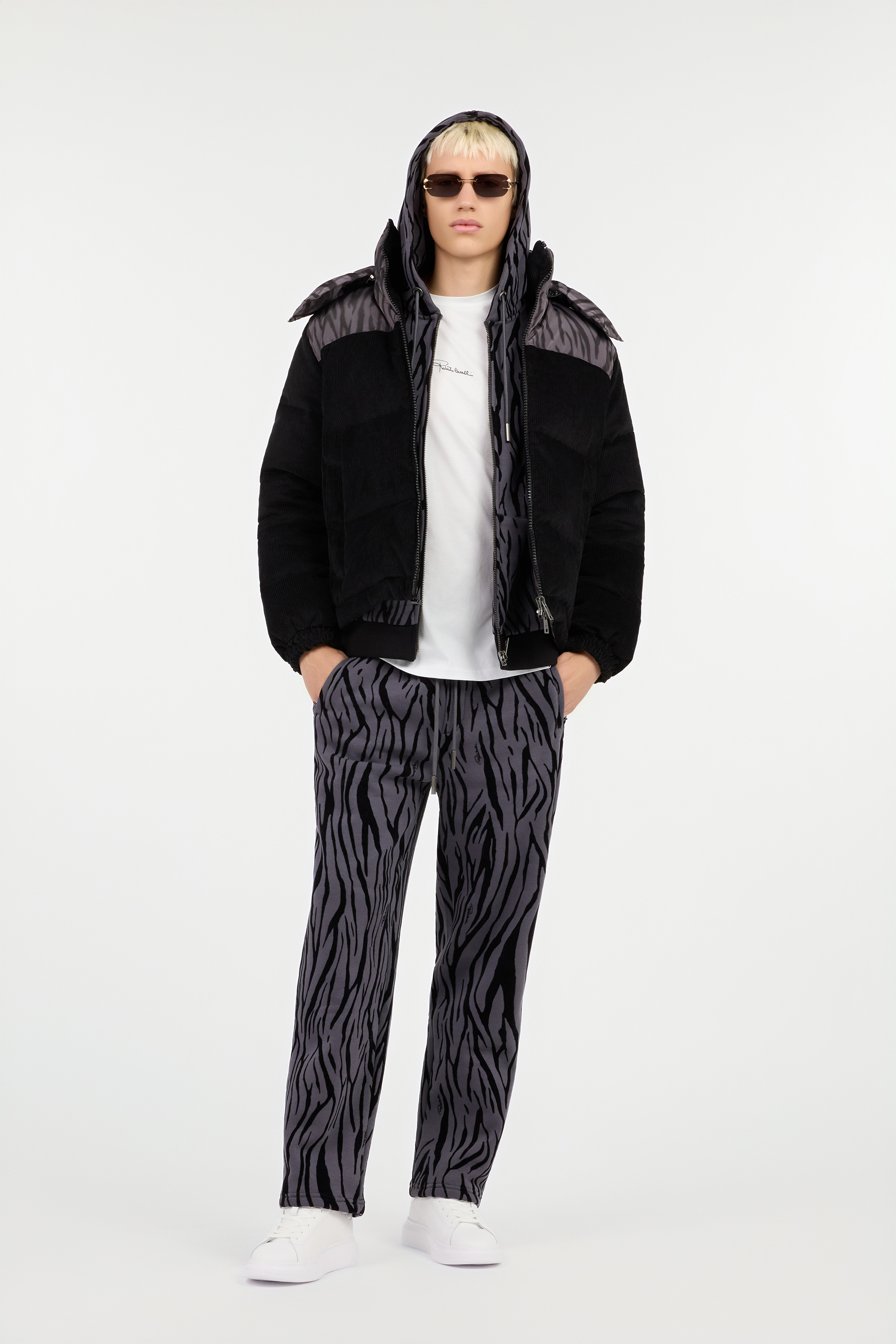 Animalier Flock Print Joggers