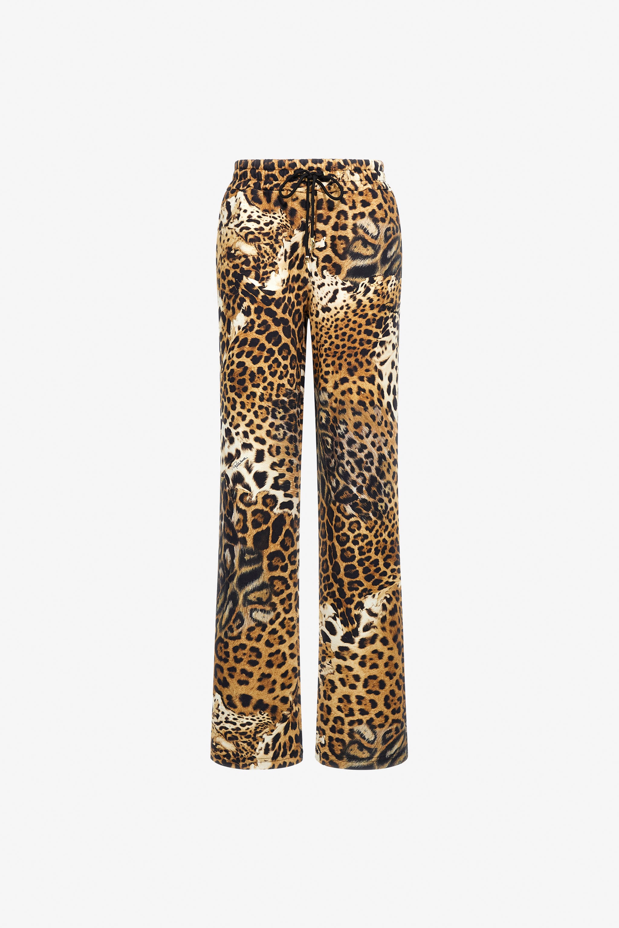 Roberto Cavalli Pants with Jaguar Skin print