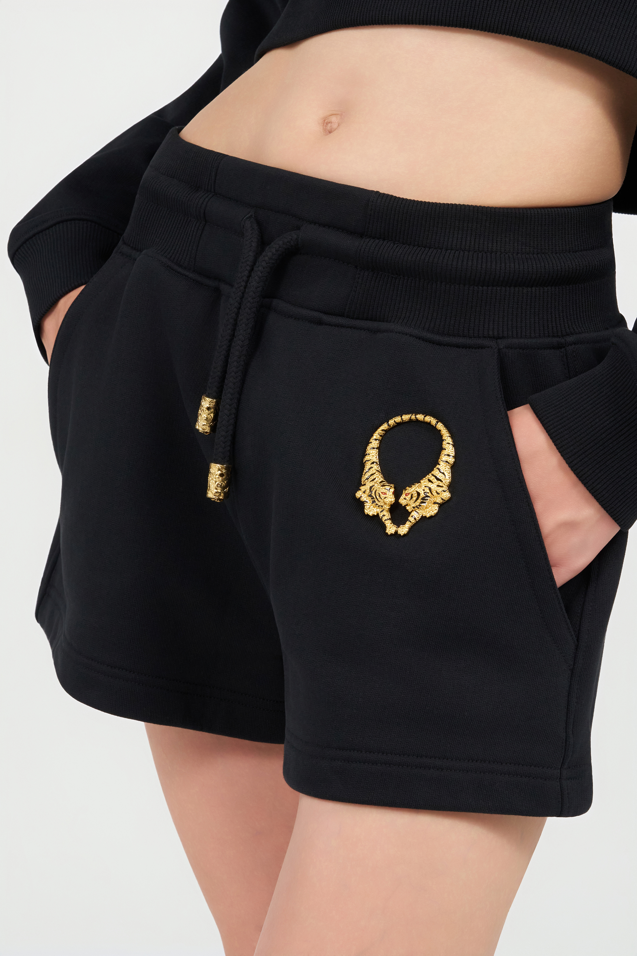 Roberto Cavalli Black Roar Shorts | Thumbnail 5 Roberto Cavalli Black Roar Shorts | Thumbnail 5