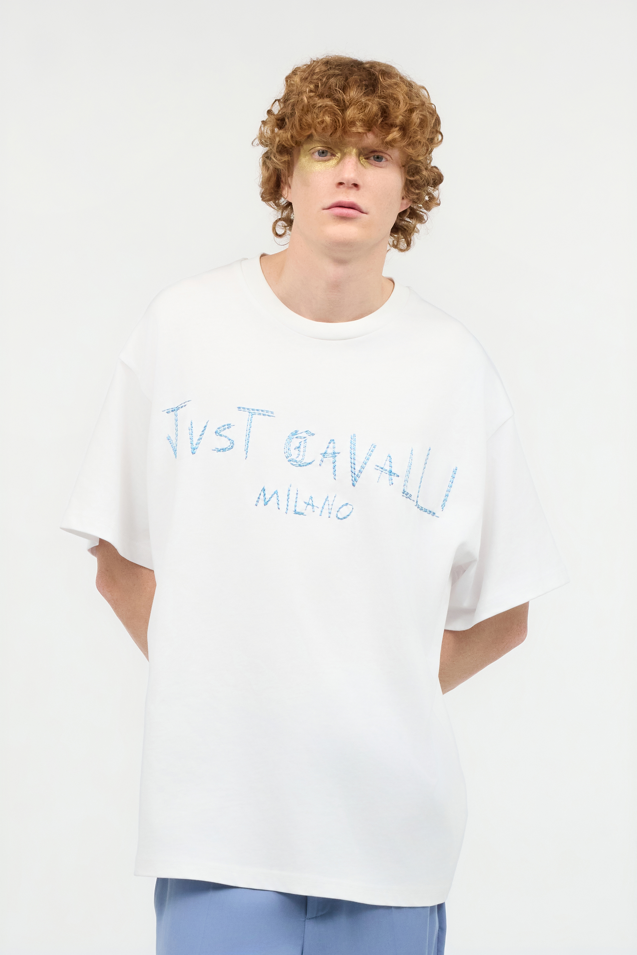 T-Shirt With Top-Stitched Logo