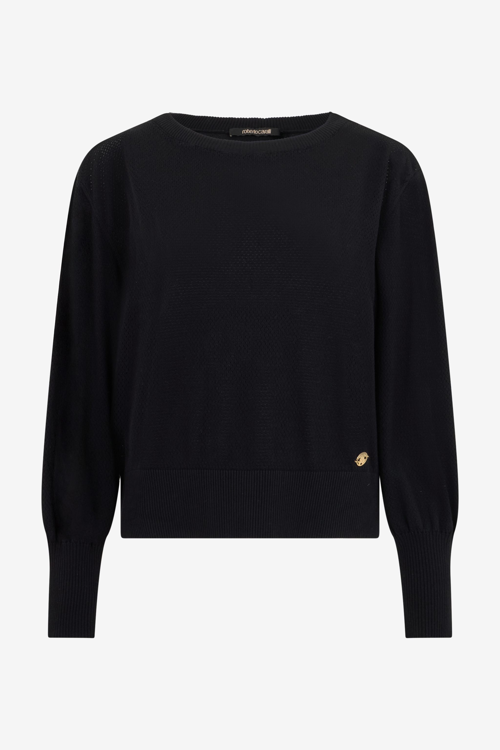 Roberto Cavalli Women's Black Viscose Sweater - Ready To Wear