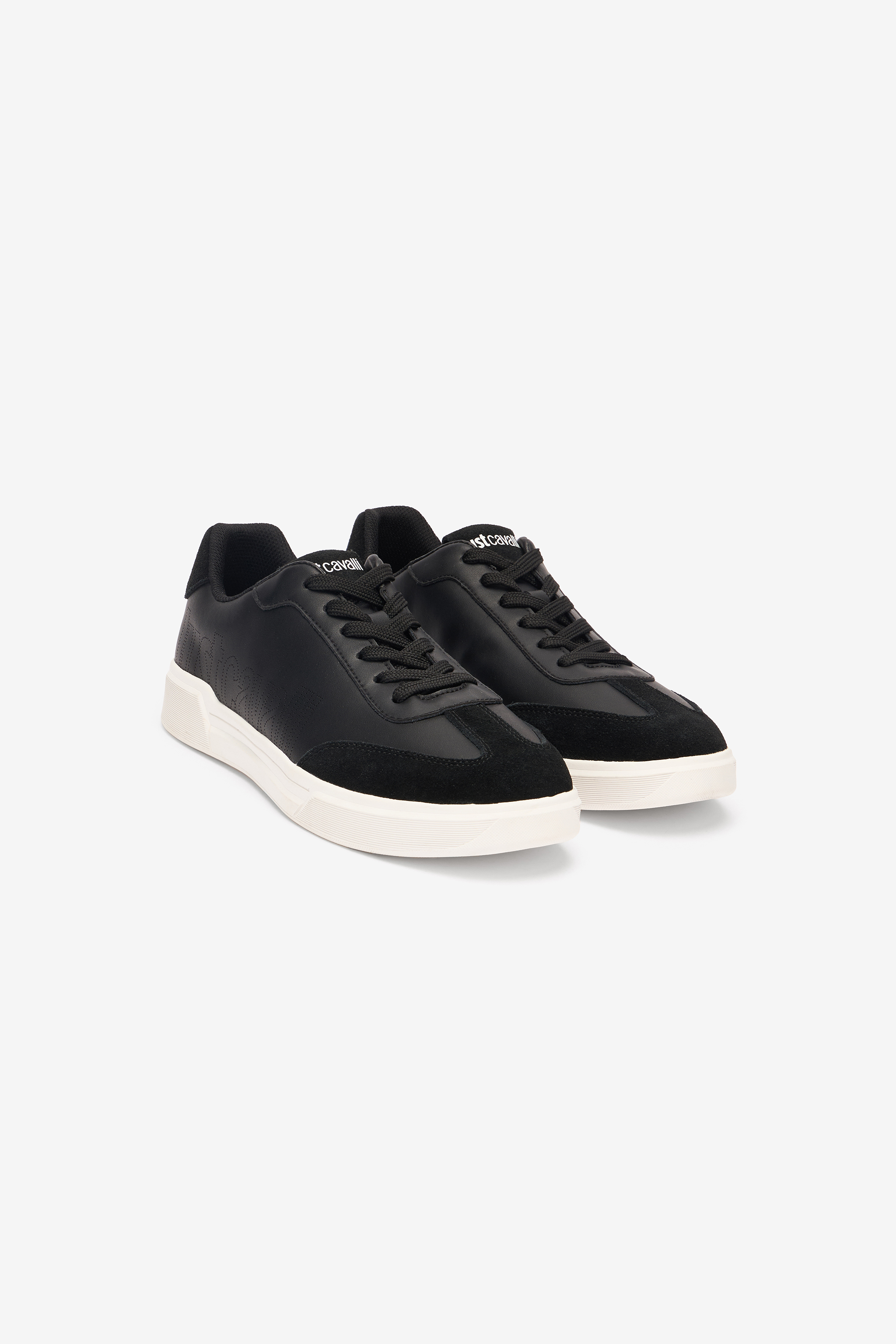 Roberto Cavalli Trainers With Perforated Logo