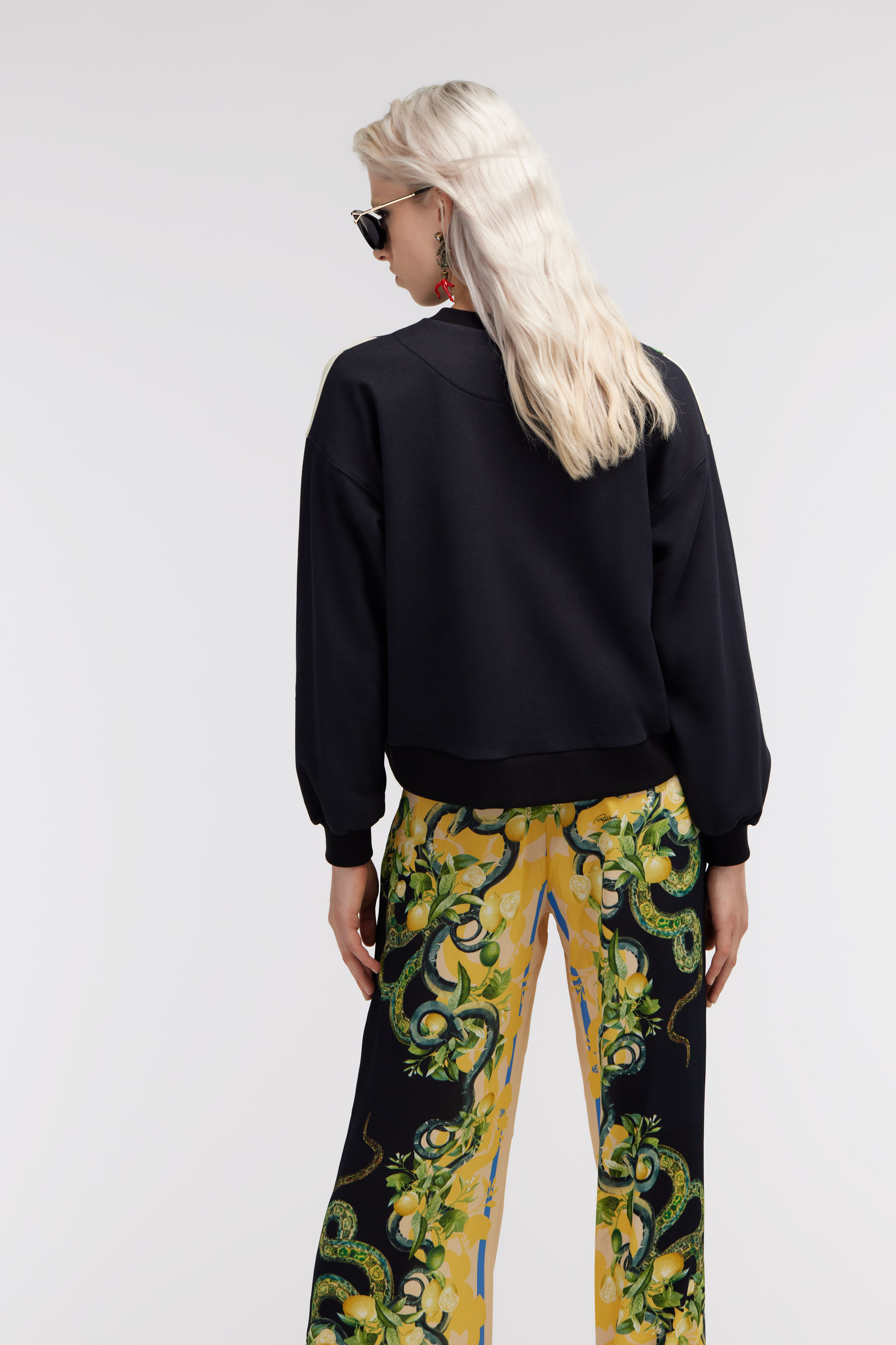 ROBERTO CAVALLI SWATSHIRT LEMON PRINT