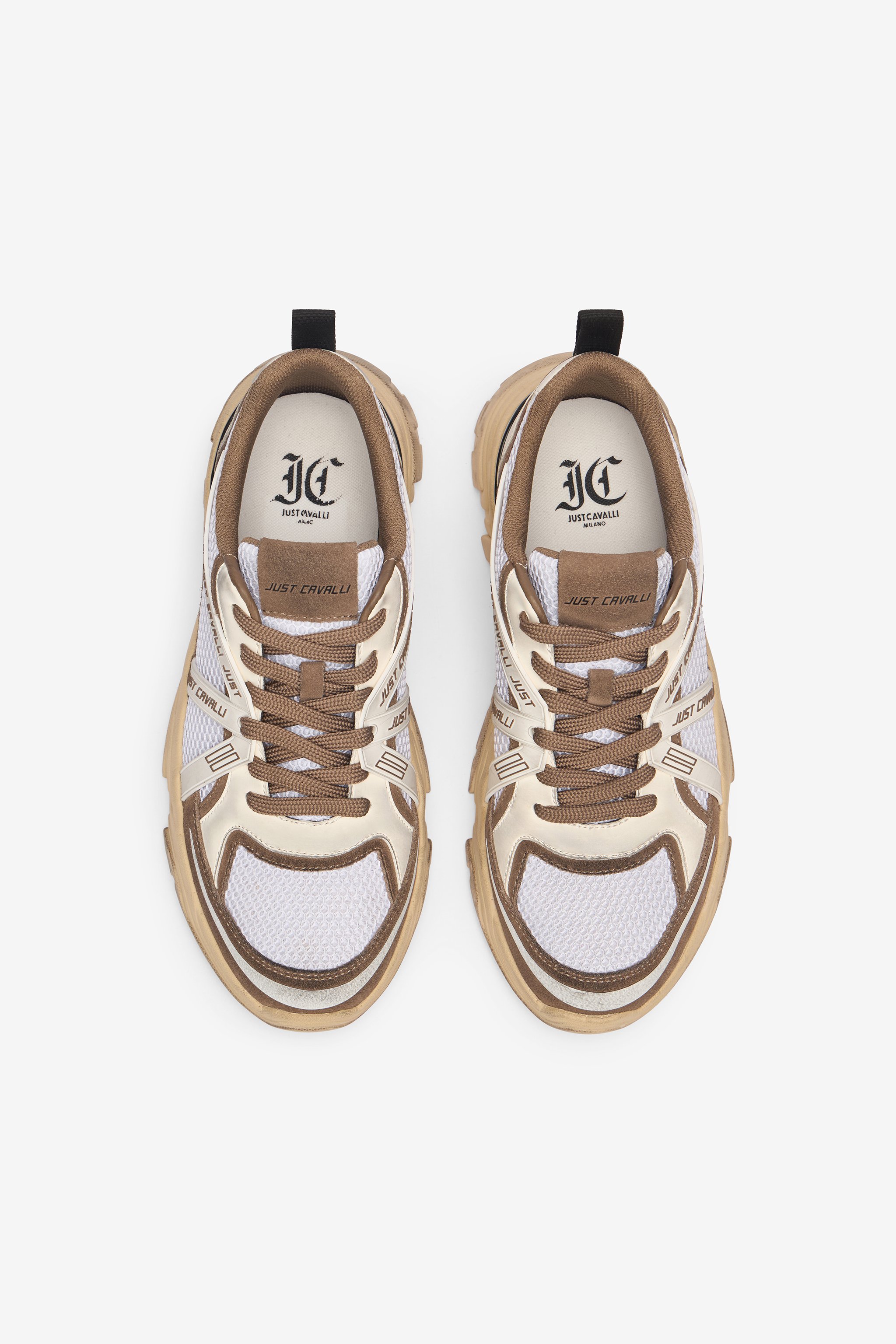 Sneakers With Branded Inserts