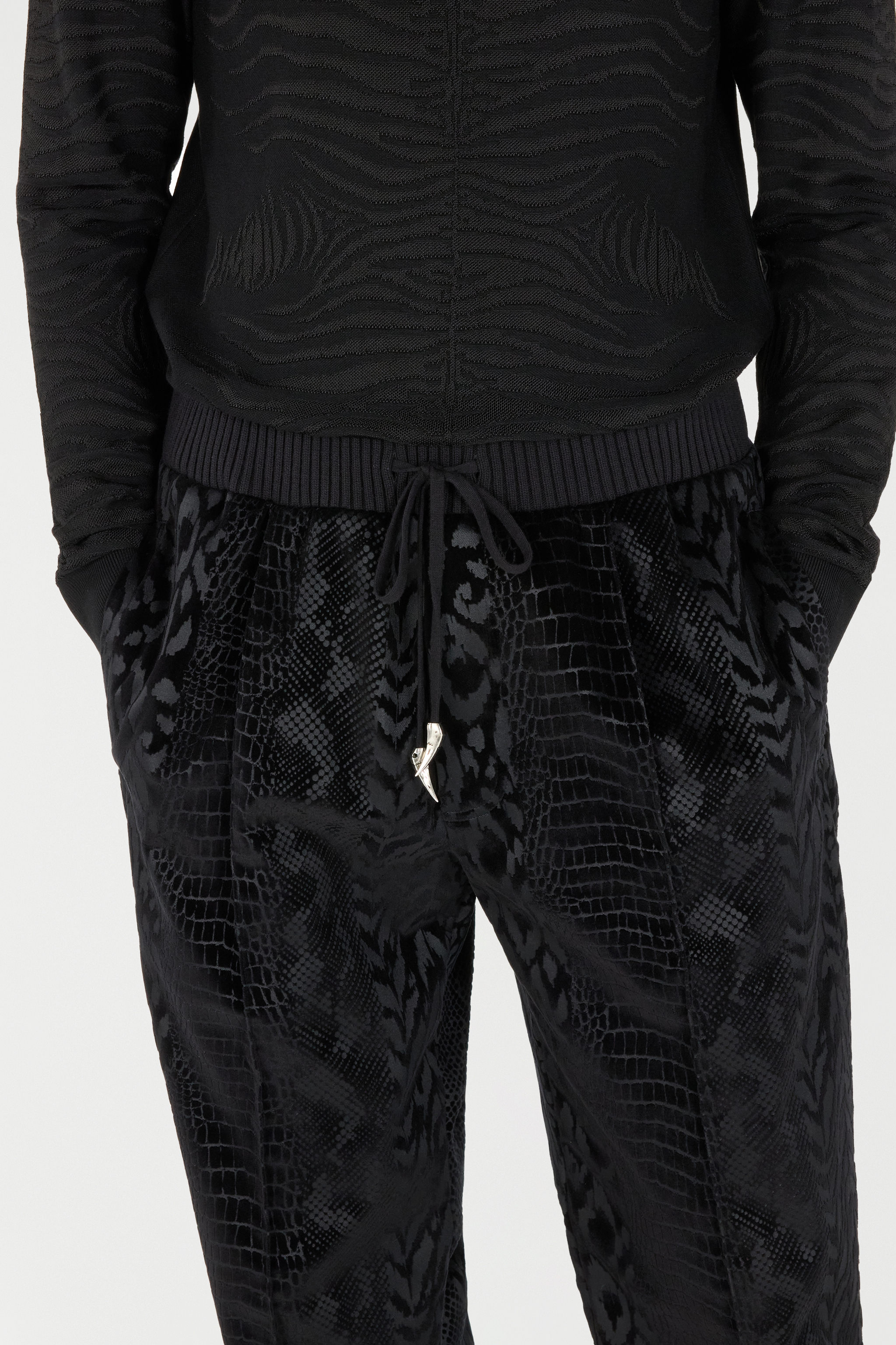 Roberto Cavalli Jogginghose Mit Animal-print In Black