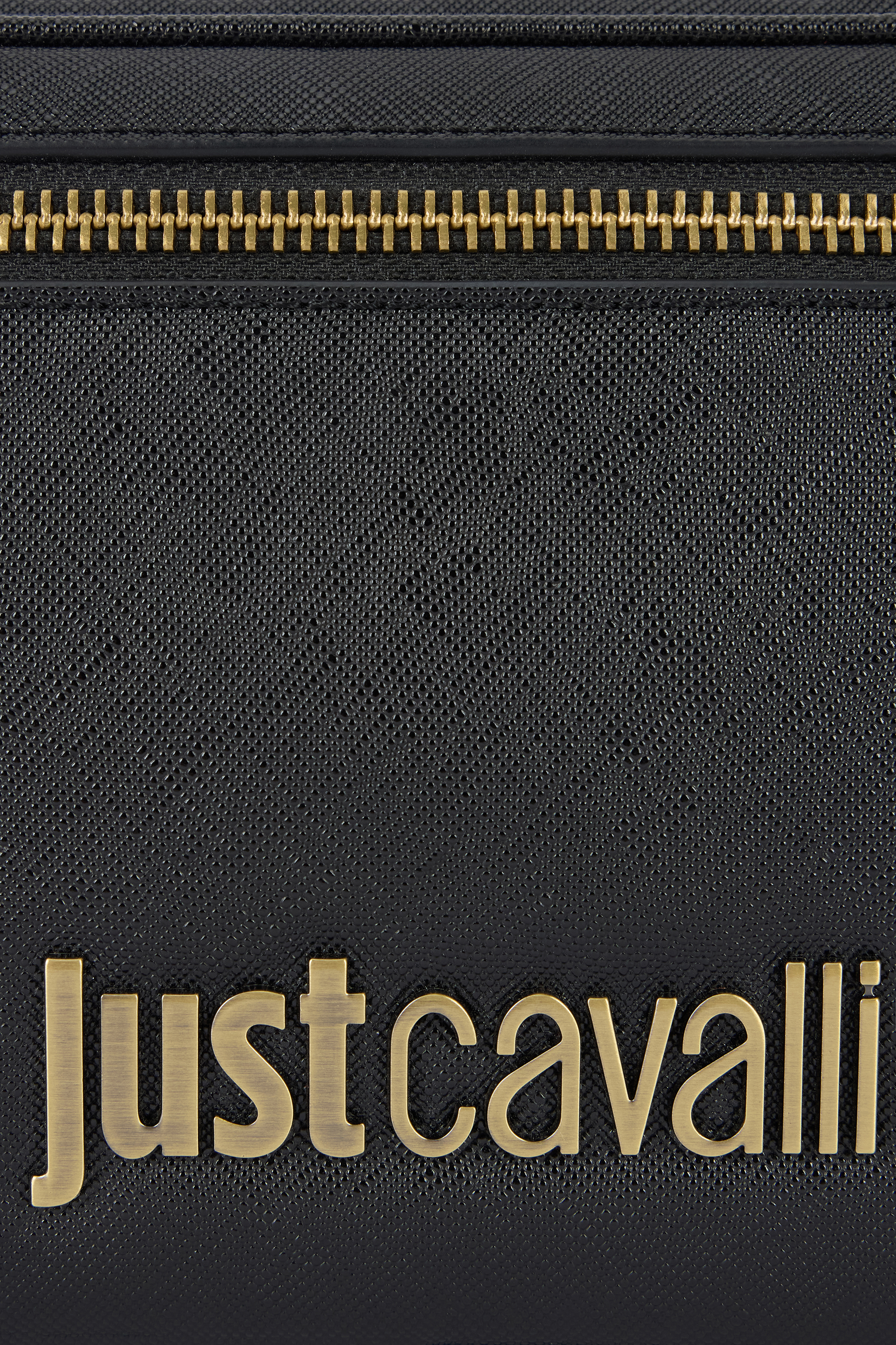 Black Belt Bag With Logo