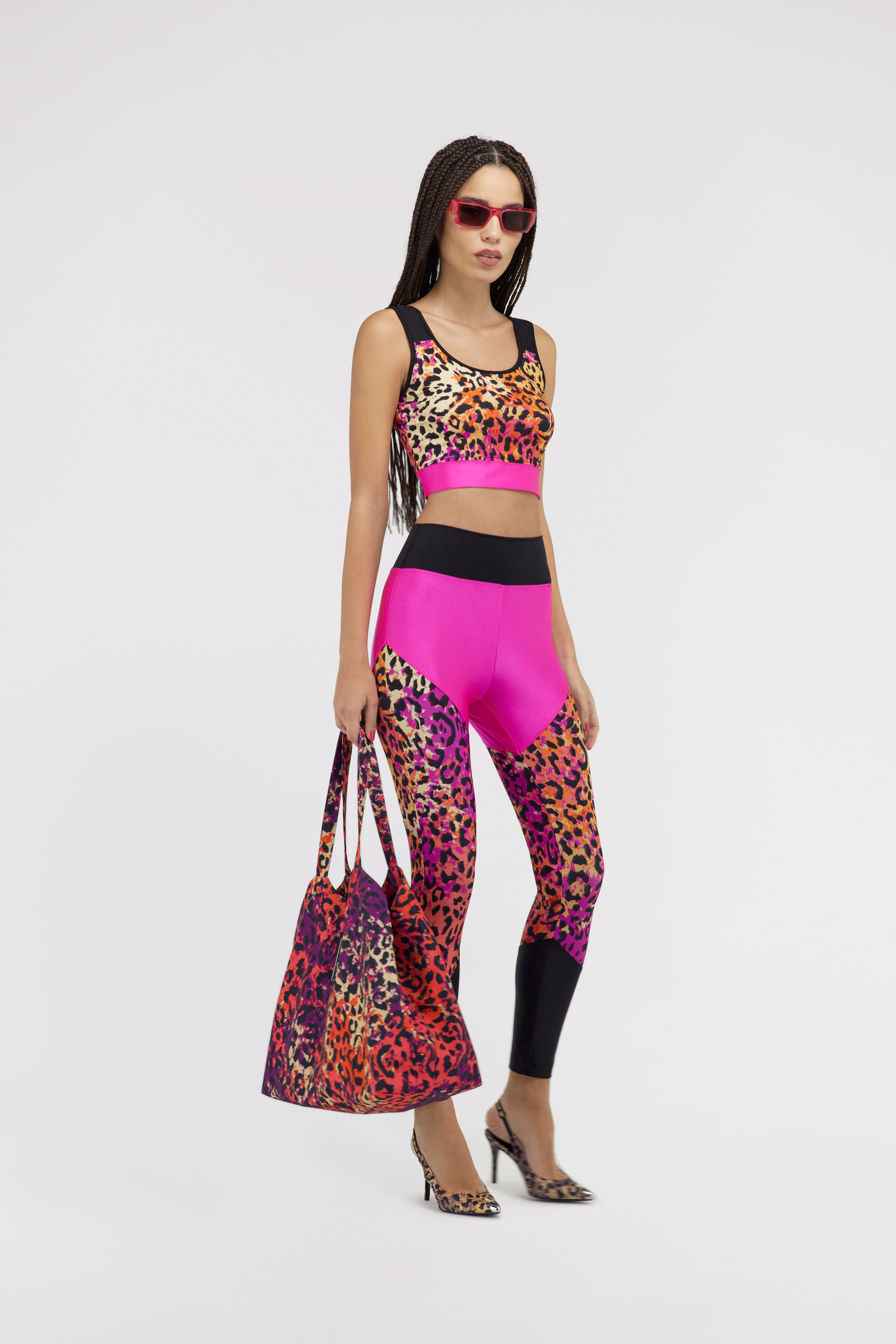 Roberto Cavalli Just Cavalli Top In Animal Print