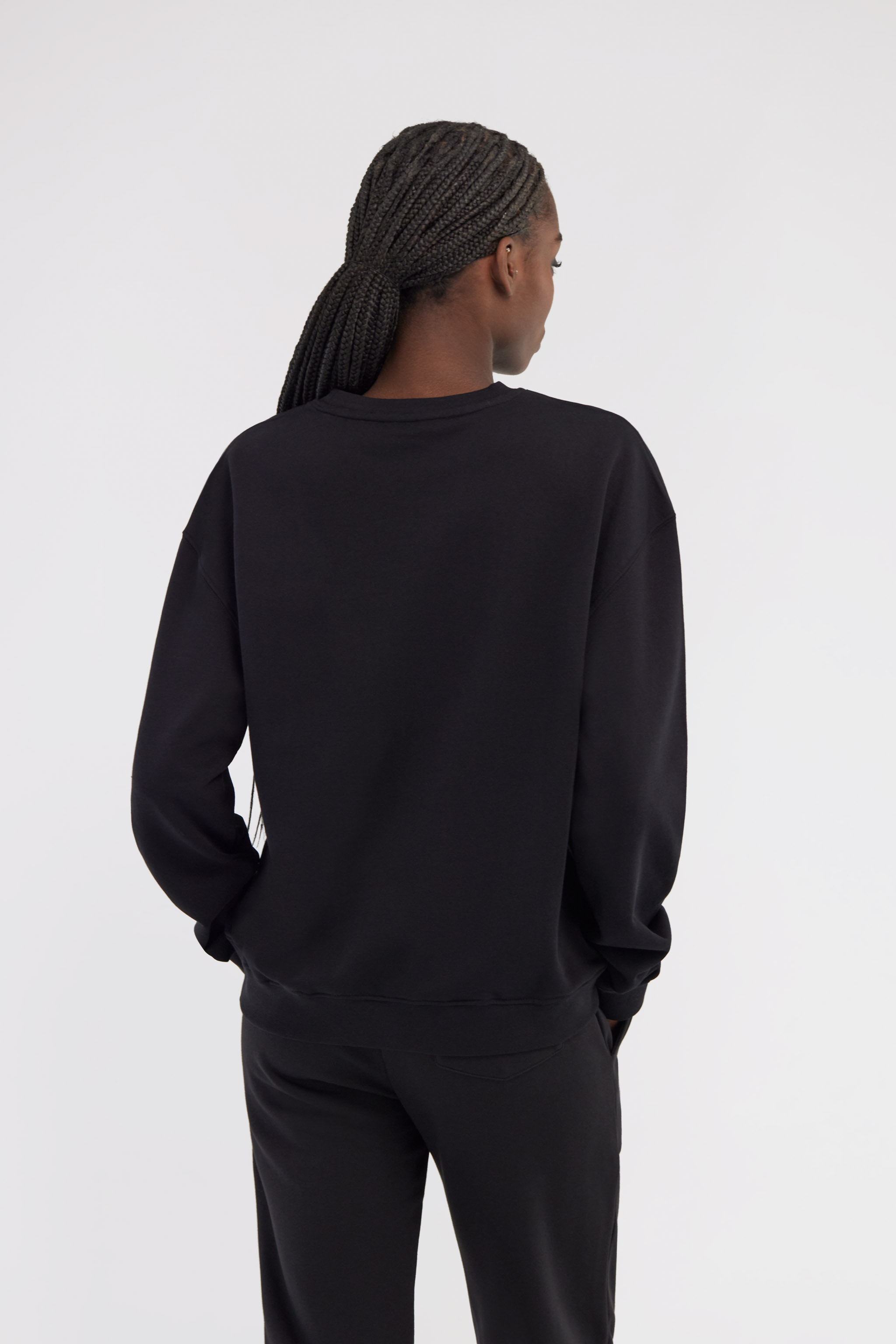 ROBERTO CAVALLI SWEATSHIRT WITH MONOGRAM RC