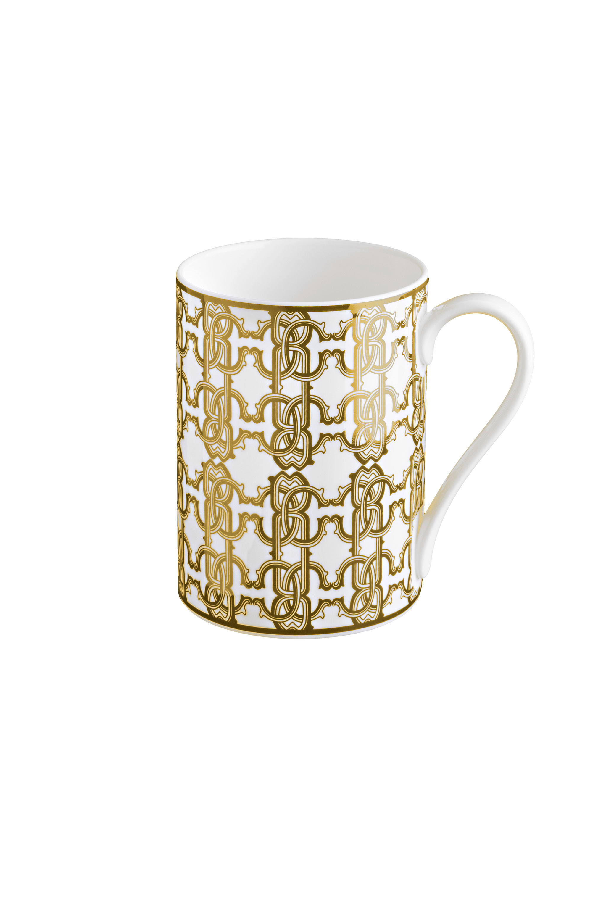  Roberto Cavalli Monogram Gold Mug In Gift Box -  Coffee & Tea Gold Unica 
