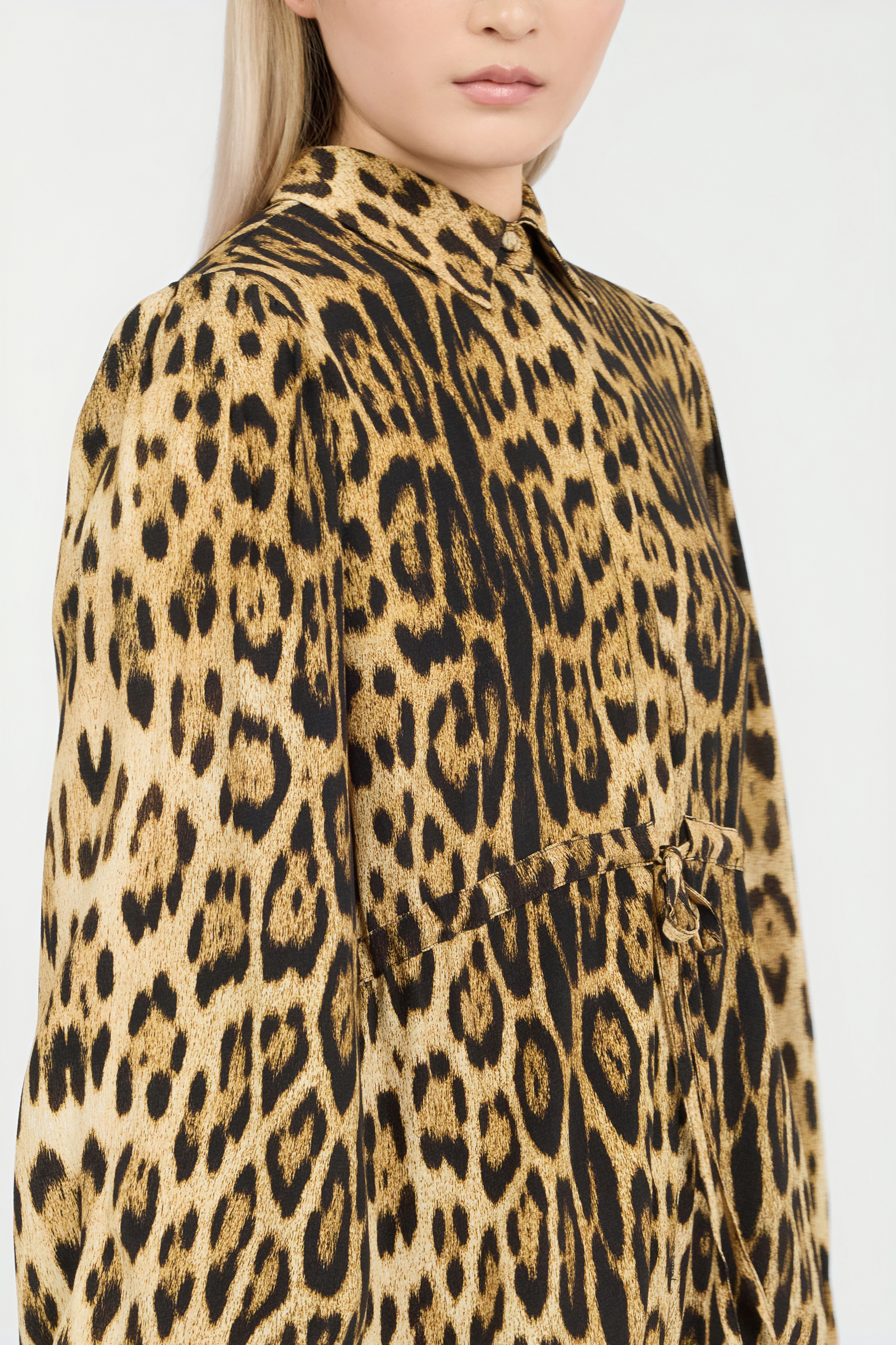 Roberto Cavalli Leopard Print T-shirt In Brown
