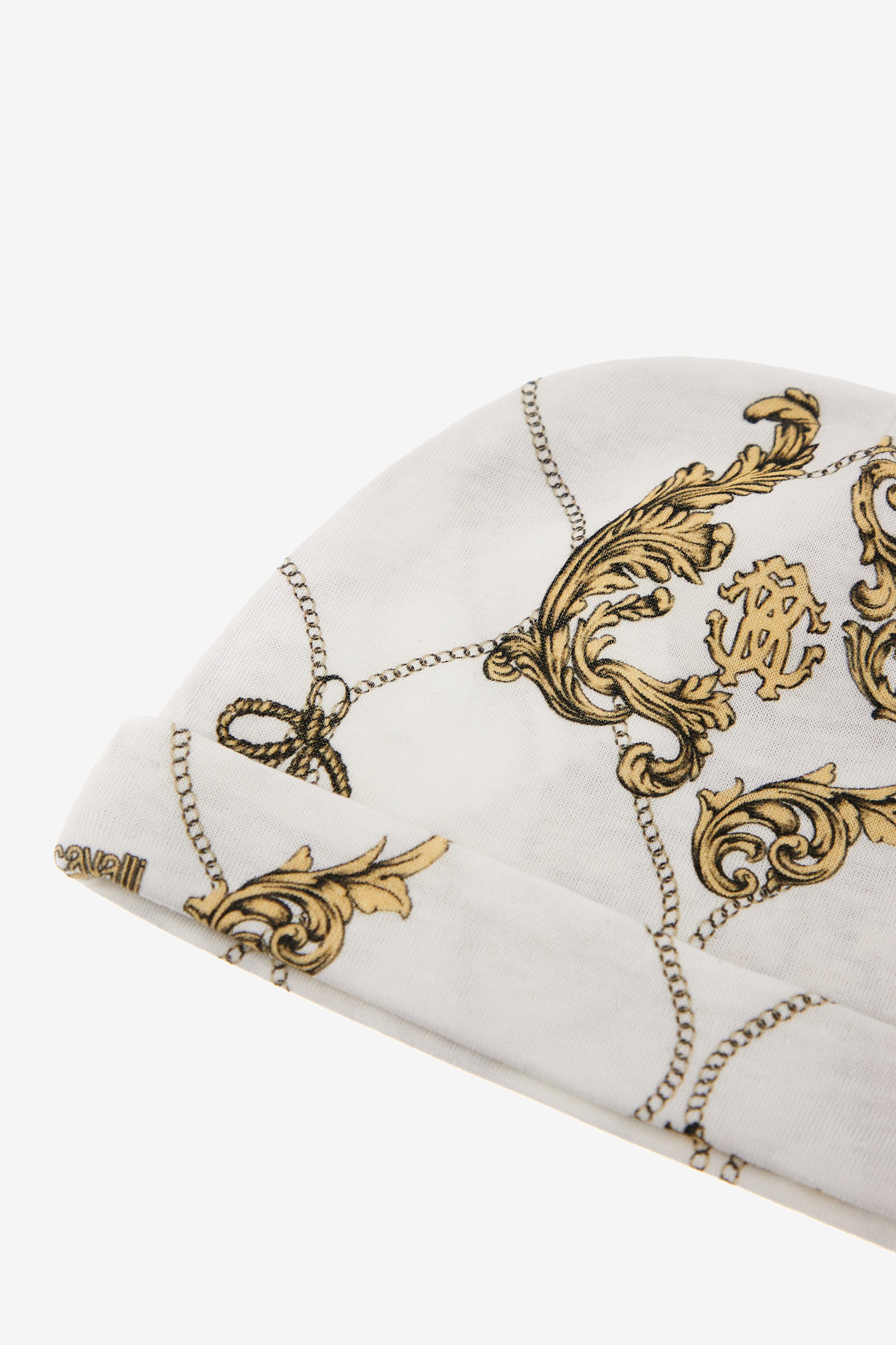 Roberto Cavalli Rc Monogram Babygrow Set In White