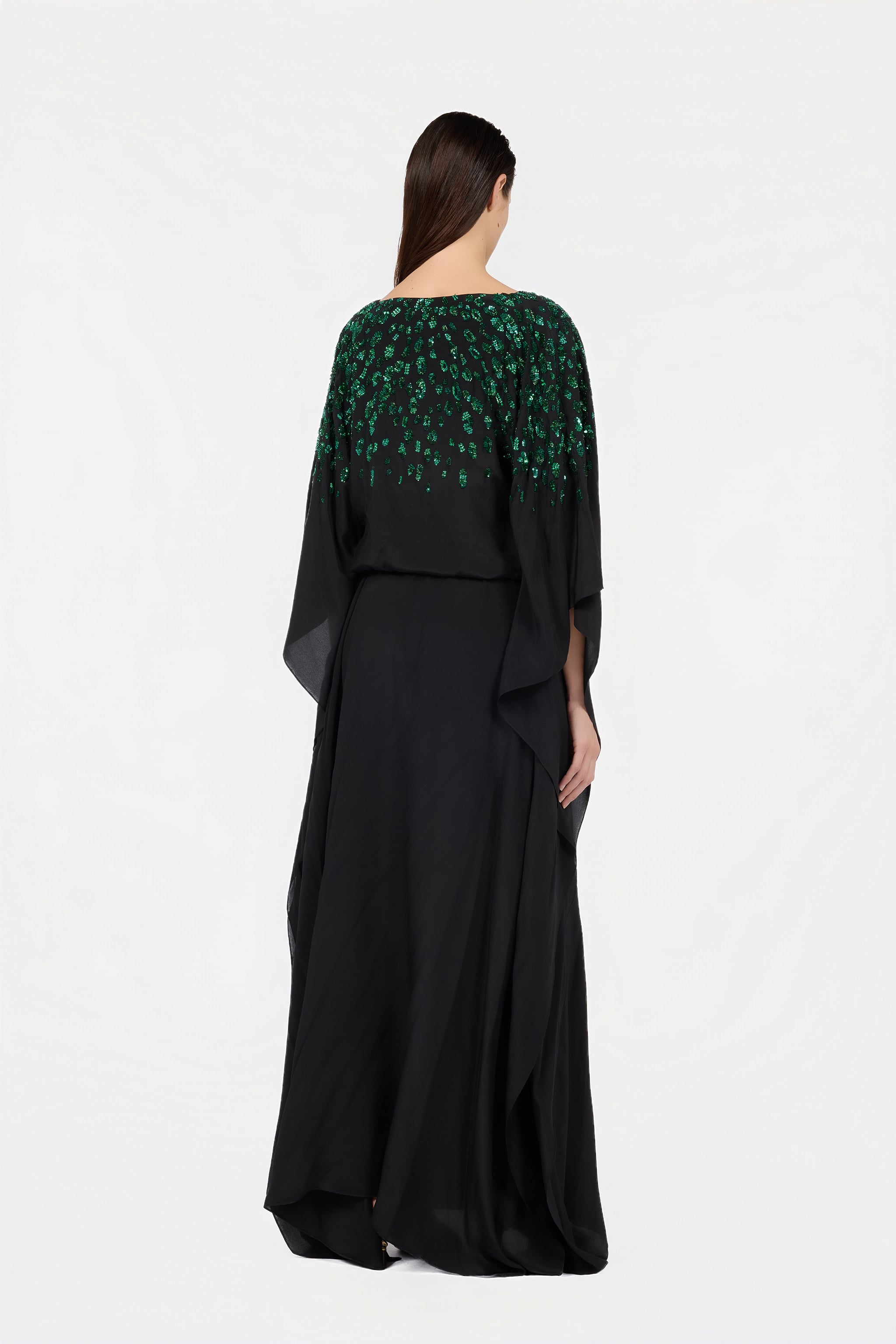 Roberto Cavalli Silk Maxi Dress with Embellished Detail | Thumbnail 3 Roberto Cavalli Silk Maxi Dress with Embellished Detail | Thumbnail 3