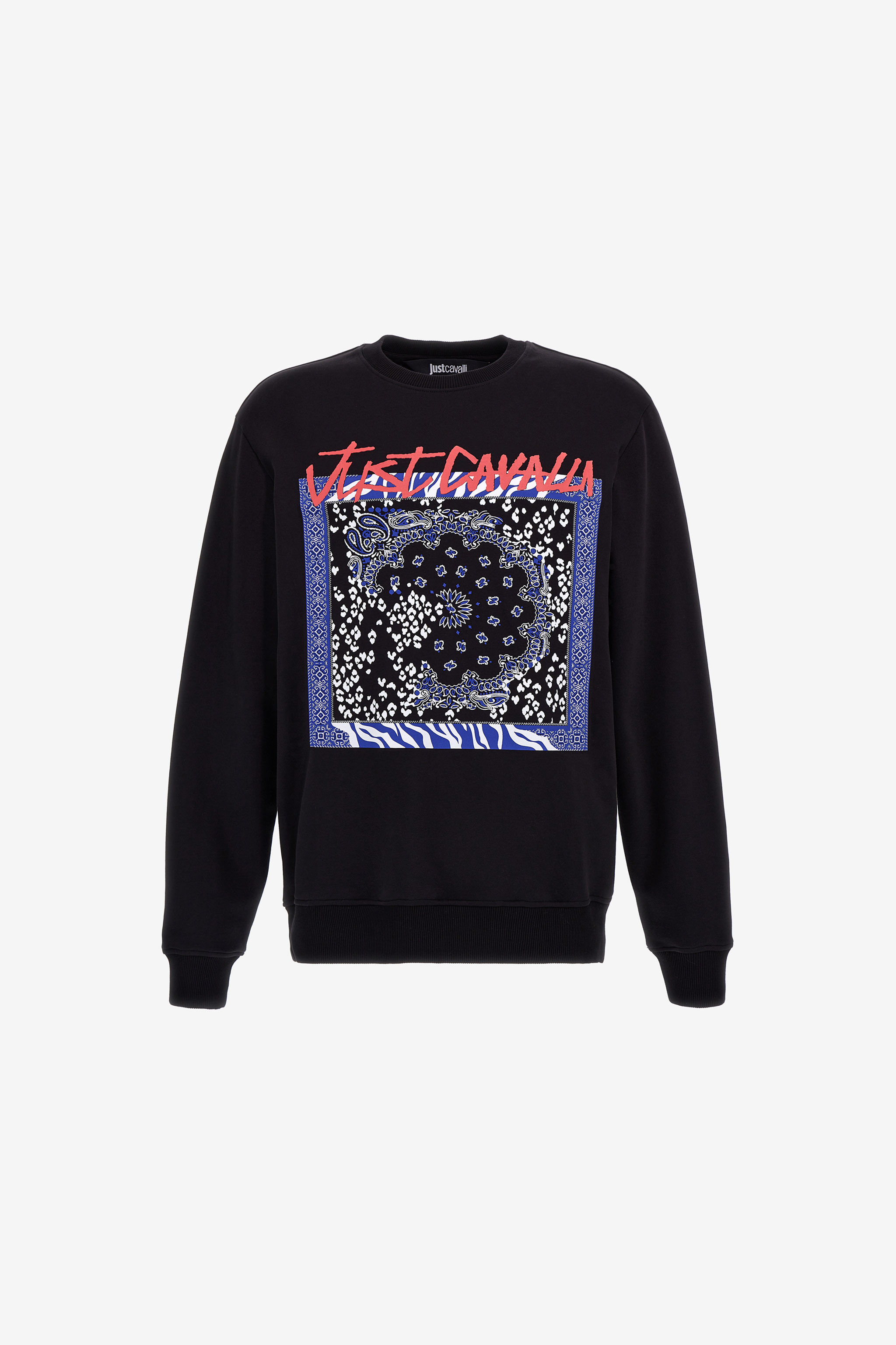 Roberto Cavalli Just Cavalli Logo Sweatshirt In Black