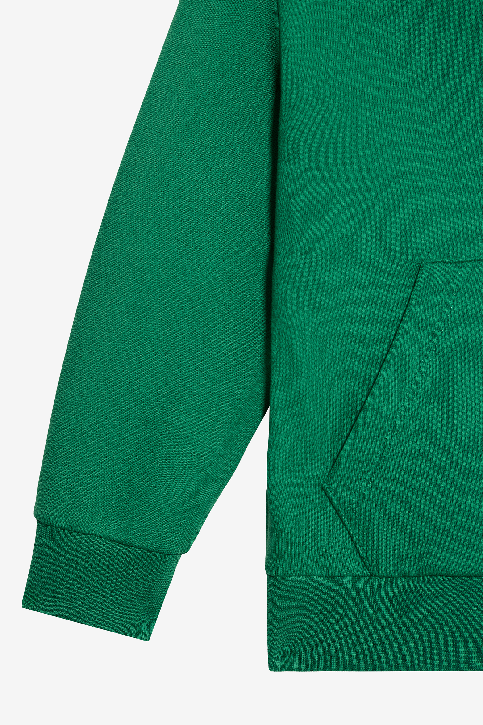 Roberto Cavalli Green Hoodie With Rc Monogram In Green