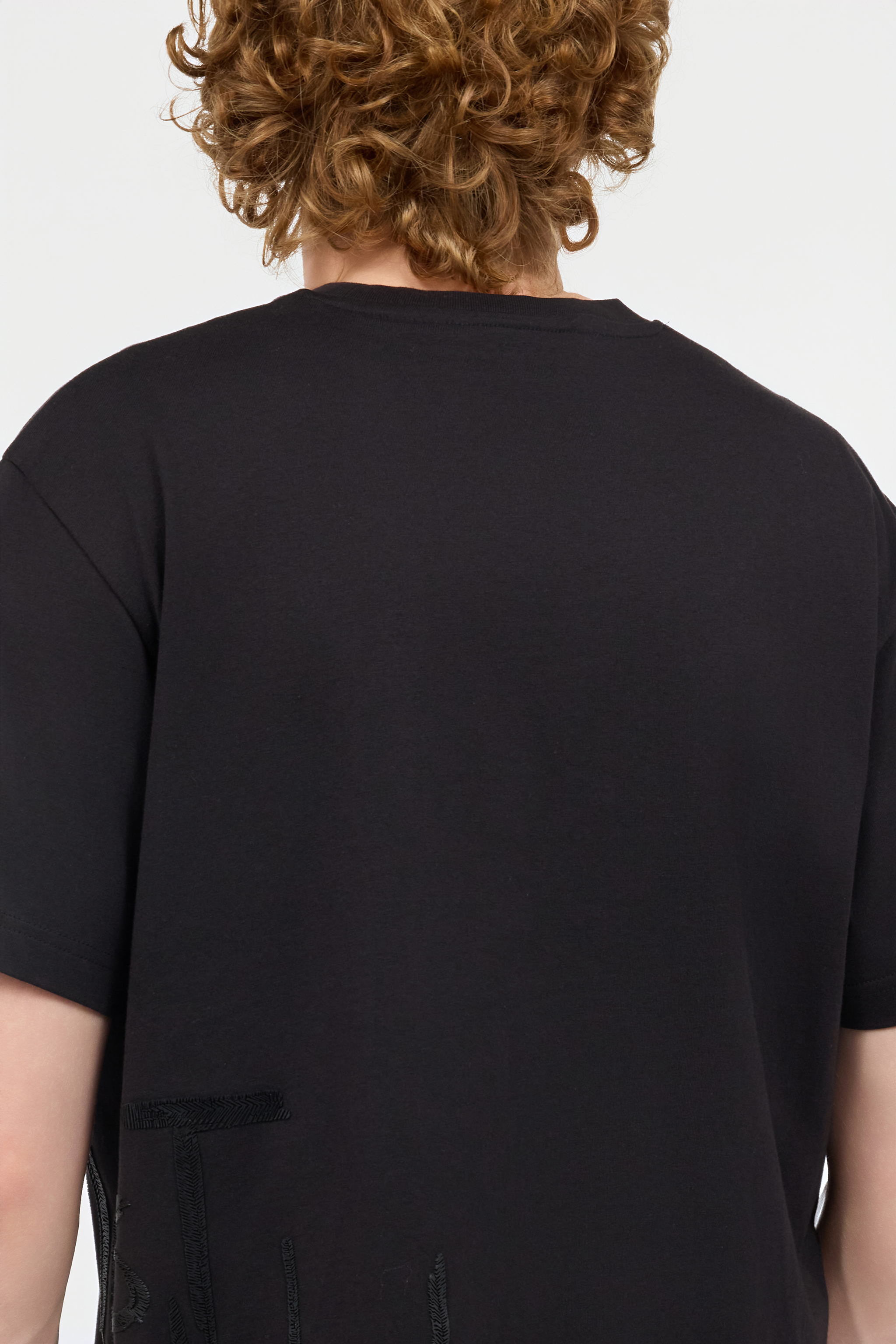 Roberto Cavalli T-shirt With Logo On The Side In Black