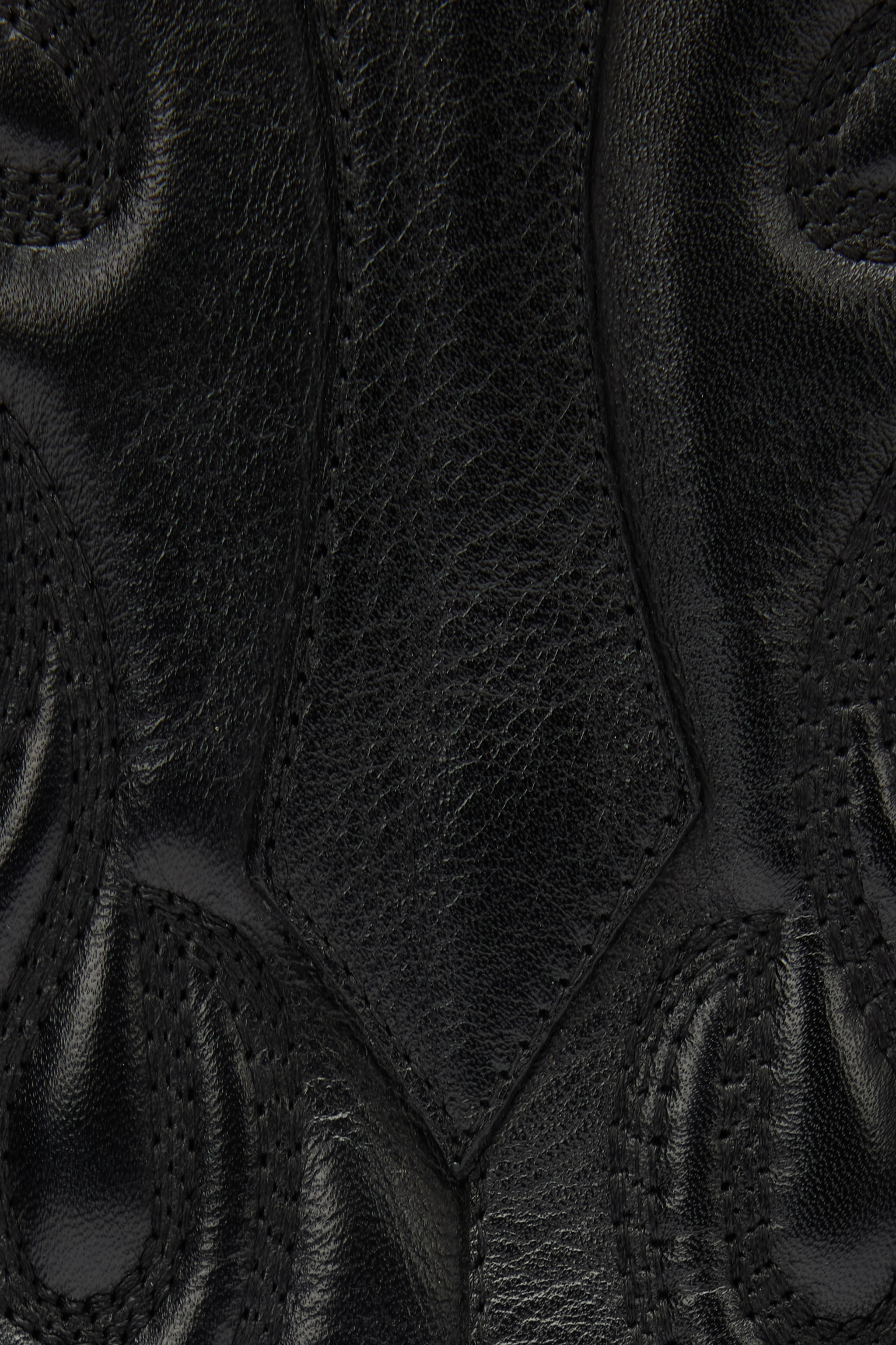 Roberto Cavalli Black Texan Boots In Multi