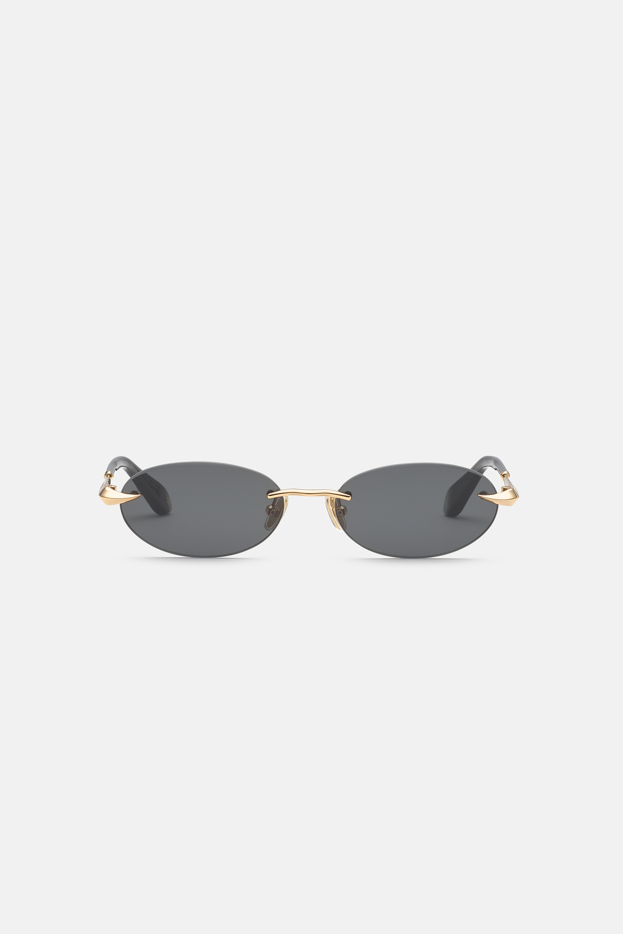 Roberto Cavalli Women's Oval Rimless Sunglasses - Eyewear Shiny Total Rose Gol