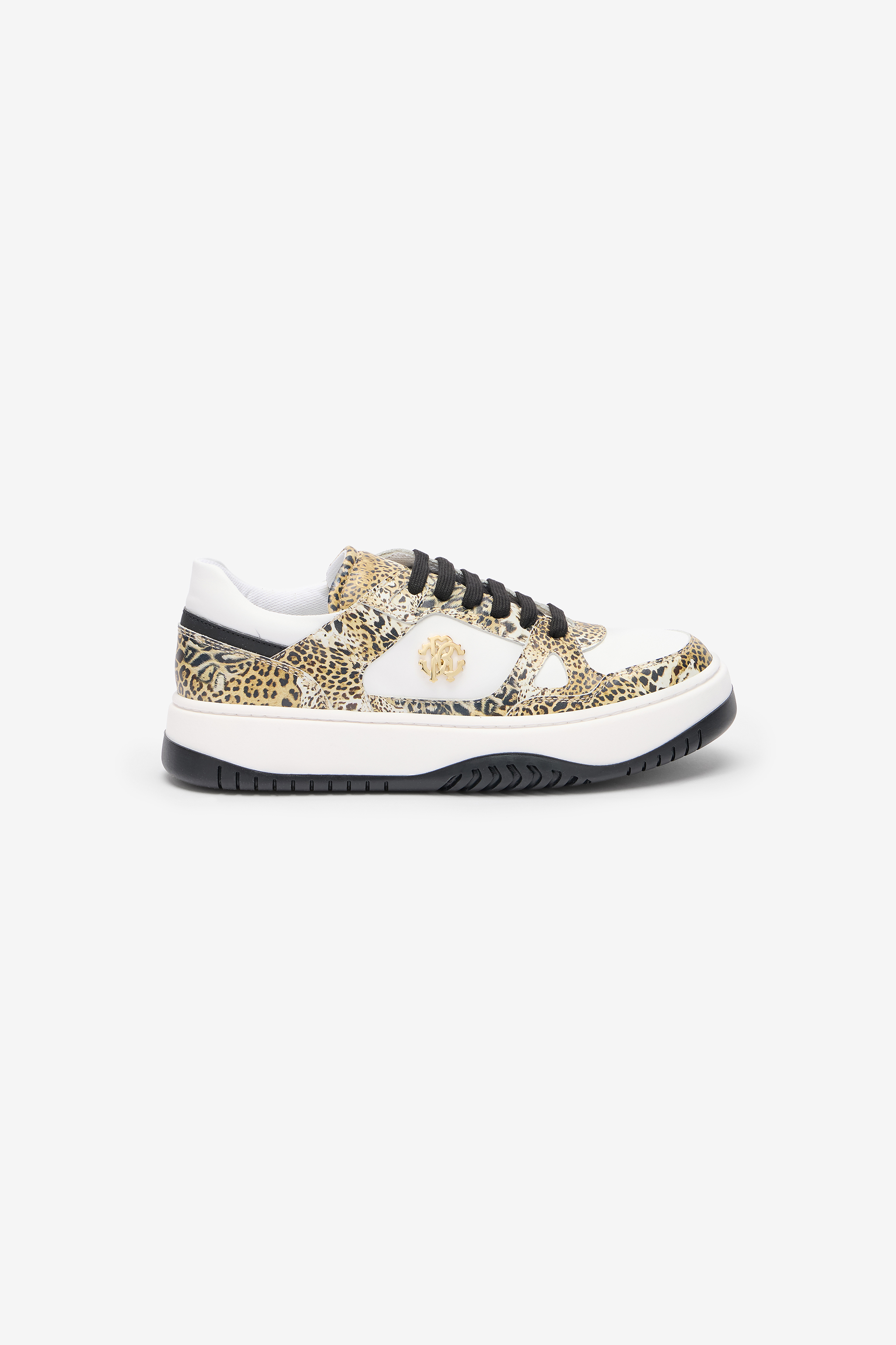 Leopard Print Sneaker with Monogram RC