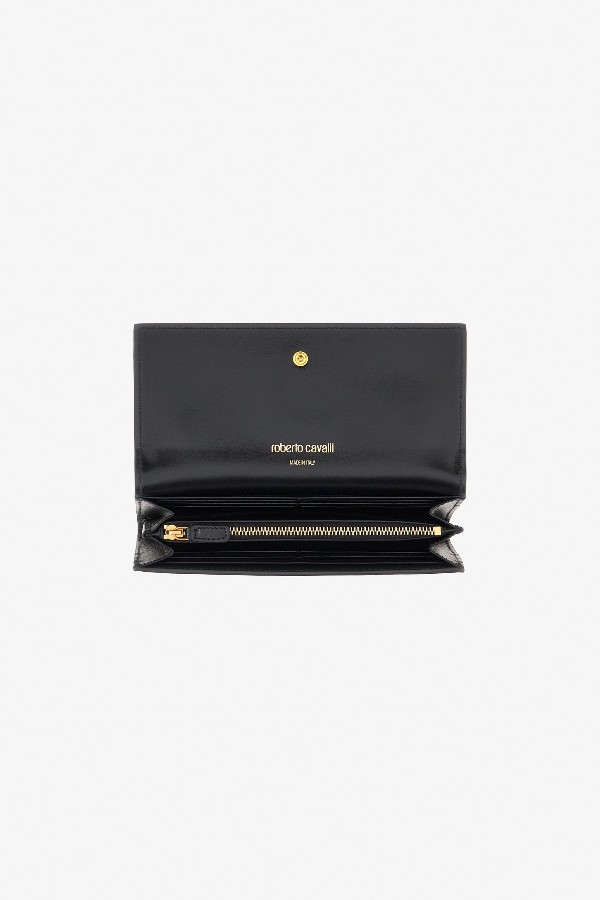 ROBERTO CAVALLI WALLET WITH MONOGRAM RC 