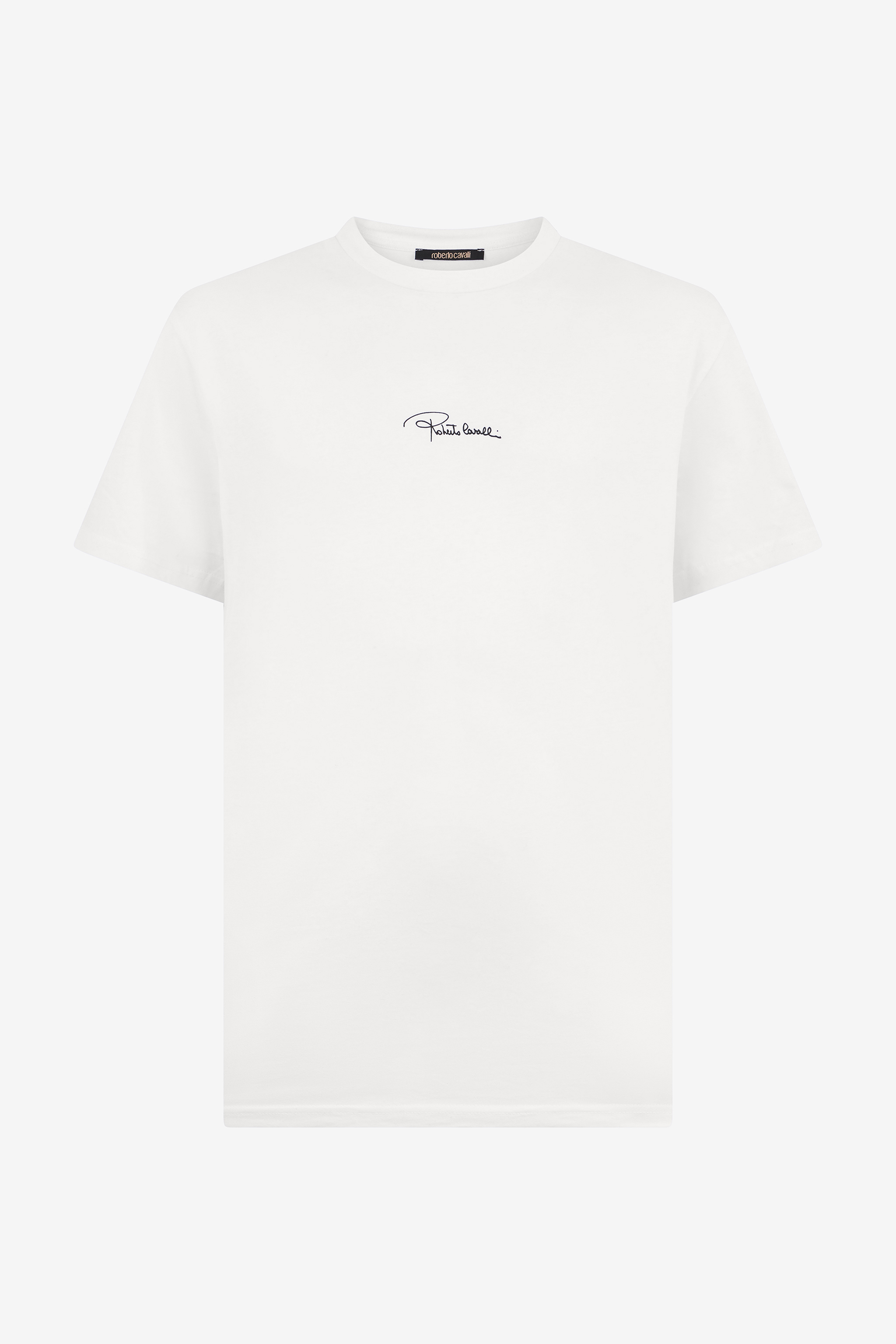 White T-Shirt With Snake Print