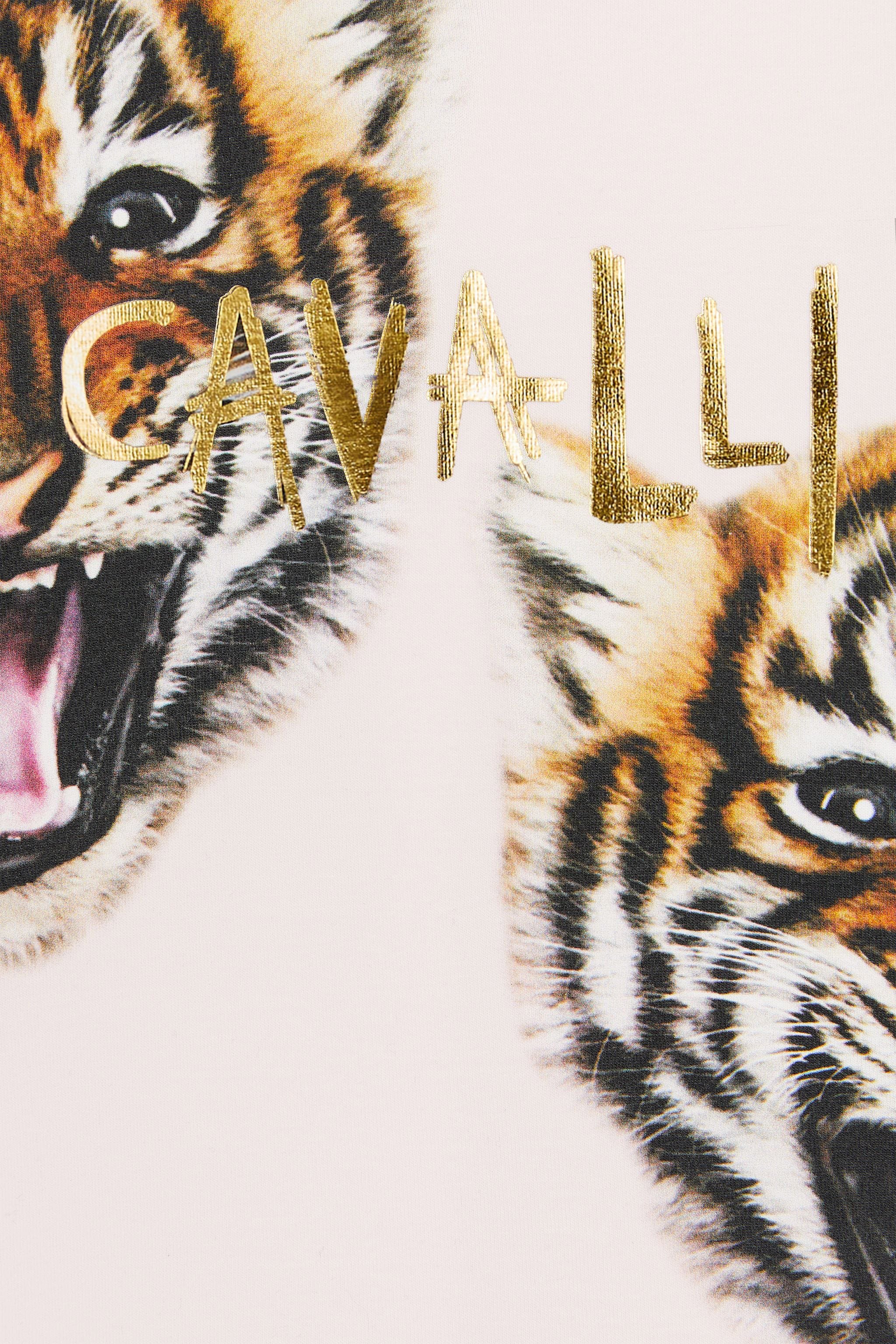 ROBERTO CAVALLI TIGER-PRINT T-SHIRT