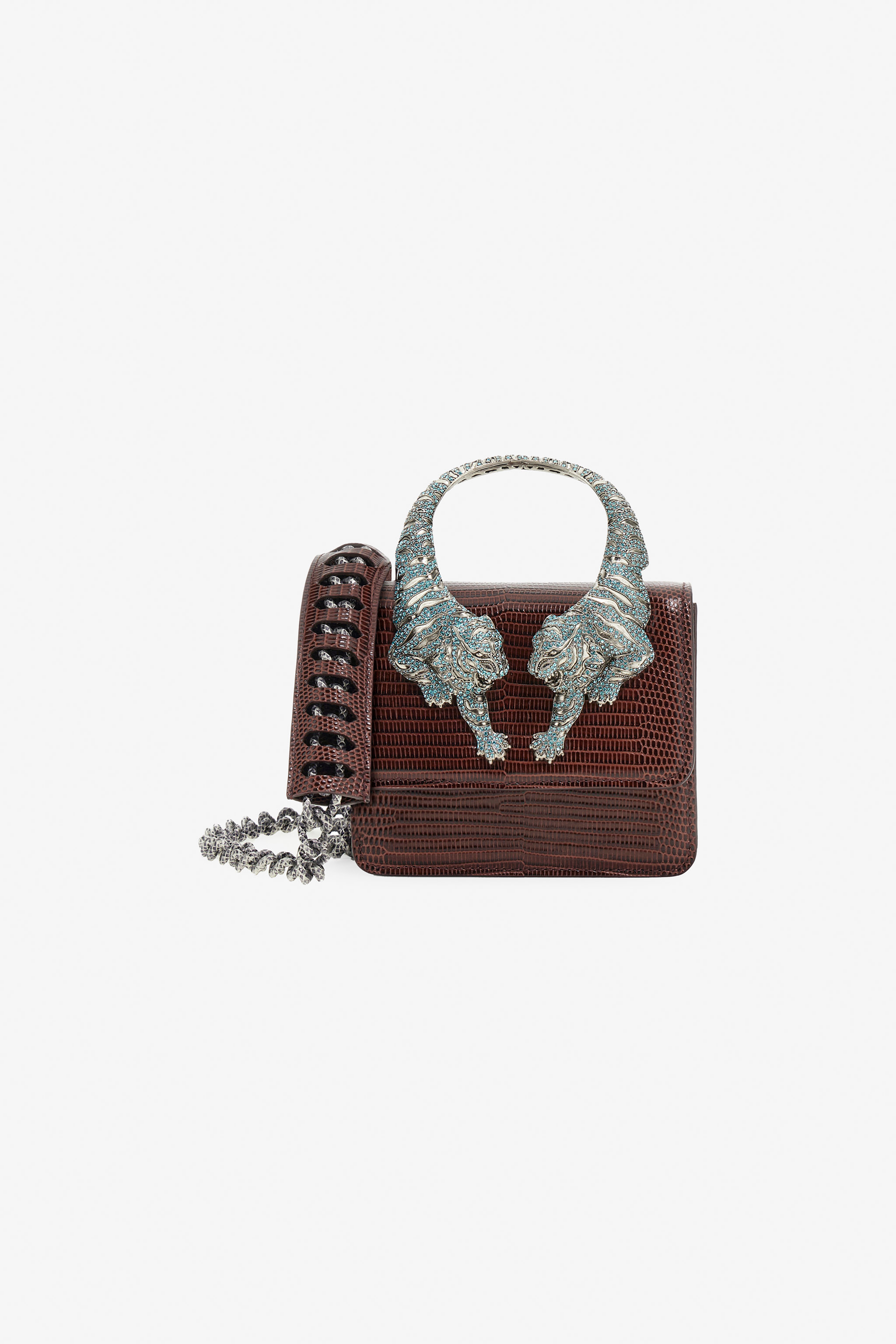 Roberto Cavalli Women's Brown Small Roar Bag - Bags