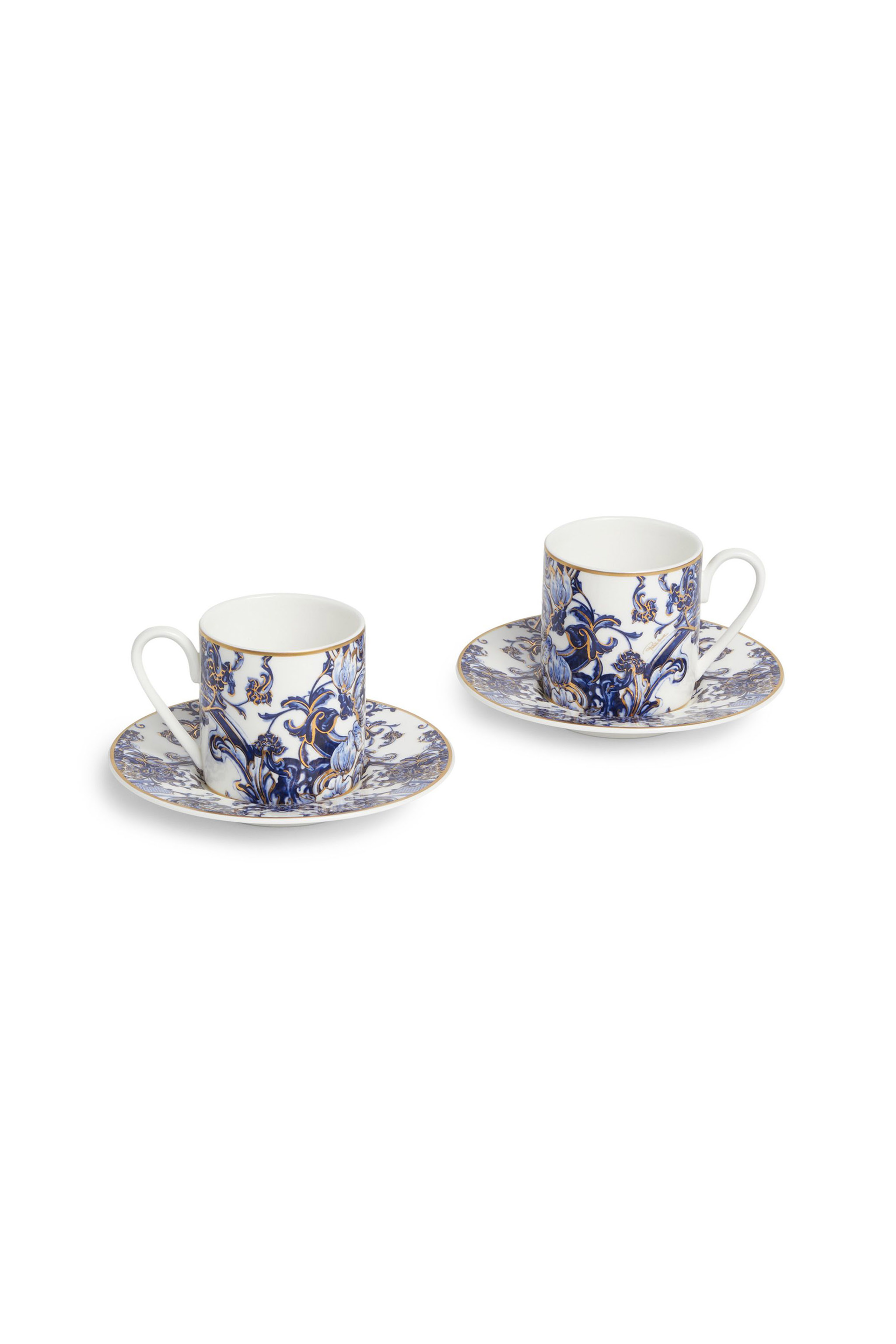 Roberto Cavalli Azulejos Kaffeeservice In Blue